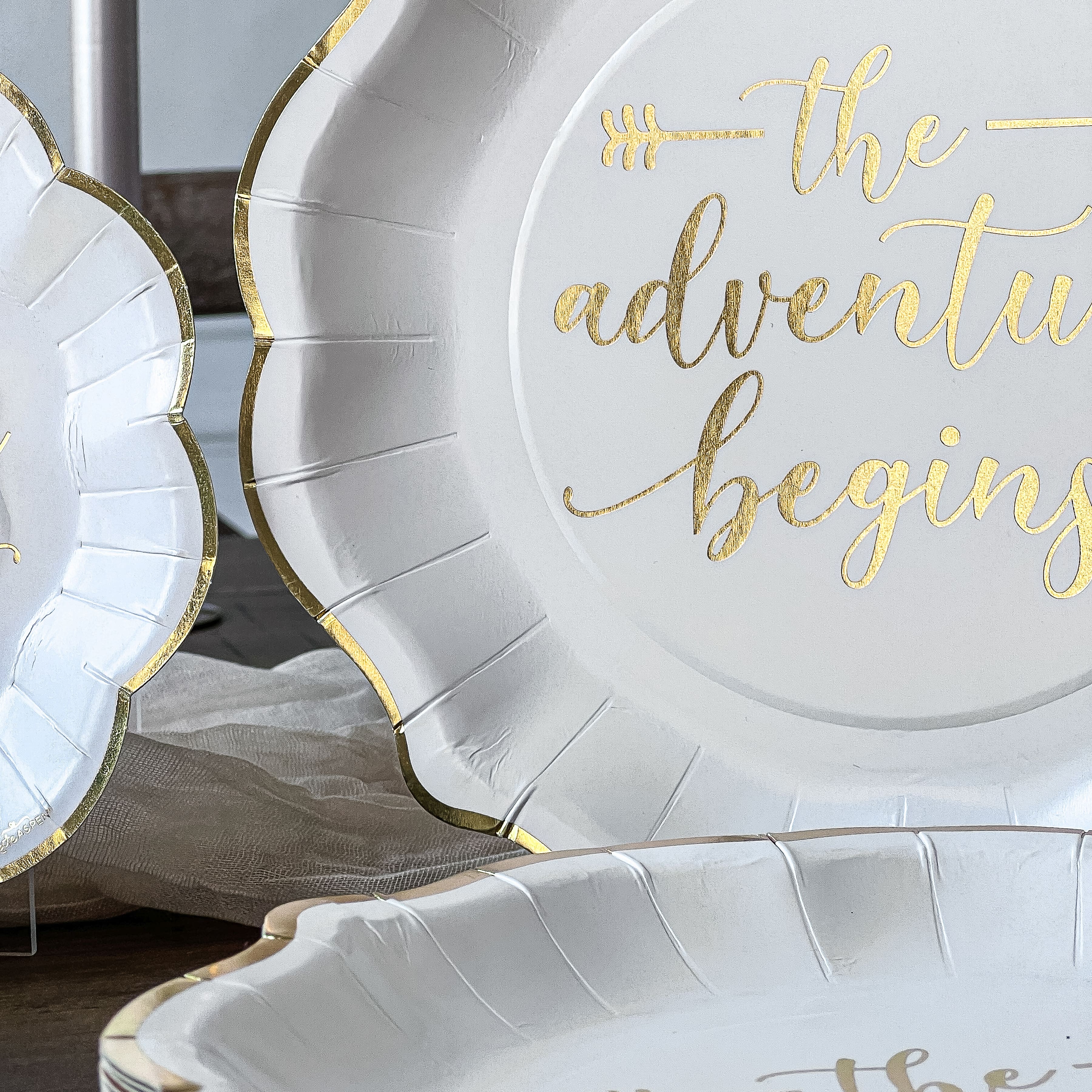 Kate Aspen The Adventure Begins Party Tableware Set, 72ct.