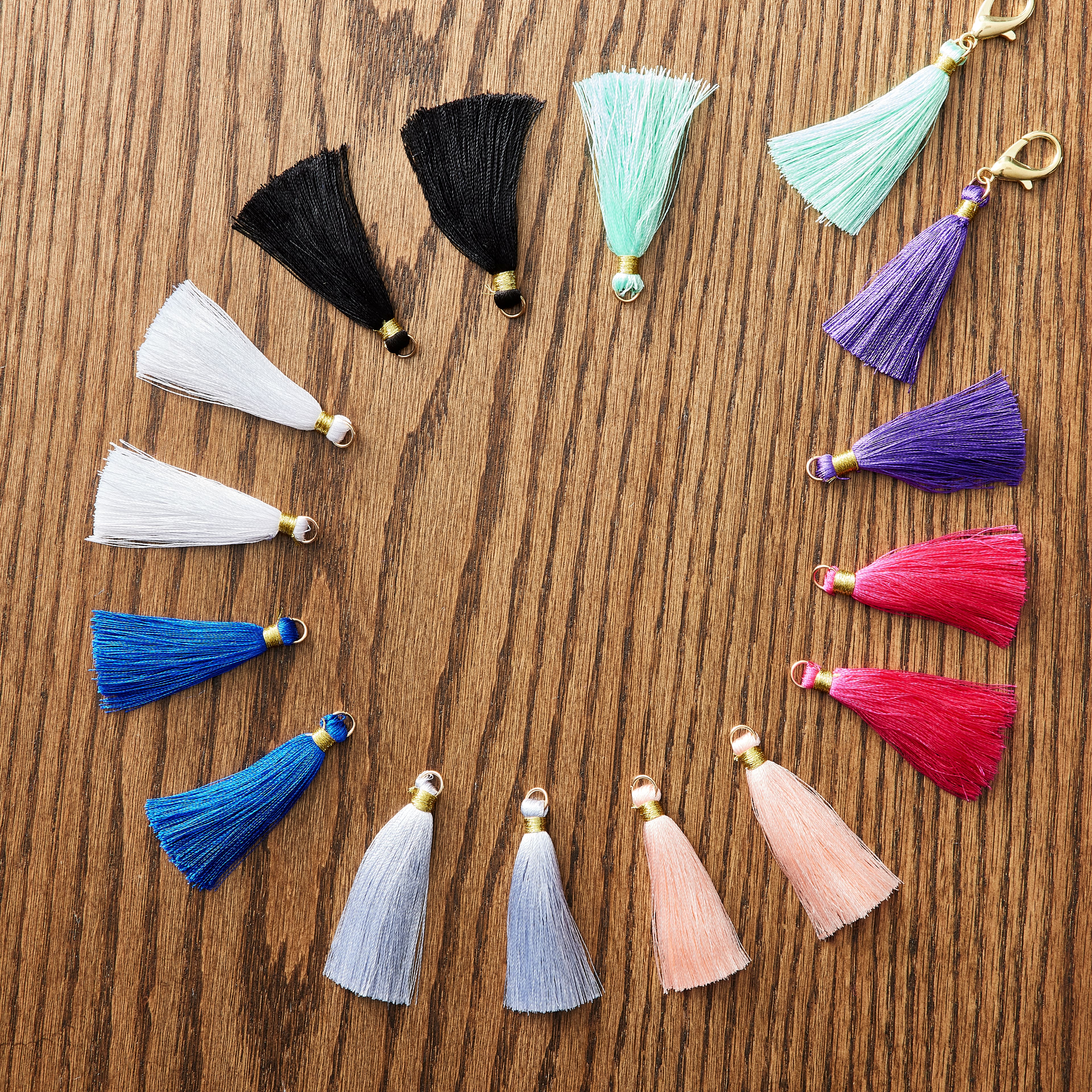 10pcs Beads Tassel Silk Tassels Bookmark Tassels DIY Crafts Gift Jewelry  Making Earrings Accessories Clothing Pendant