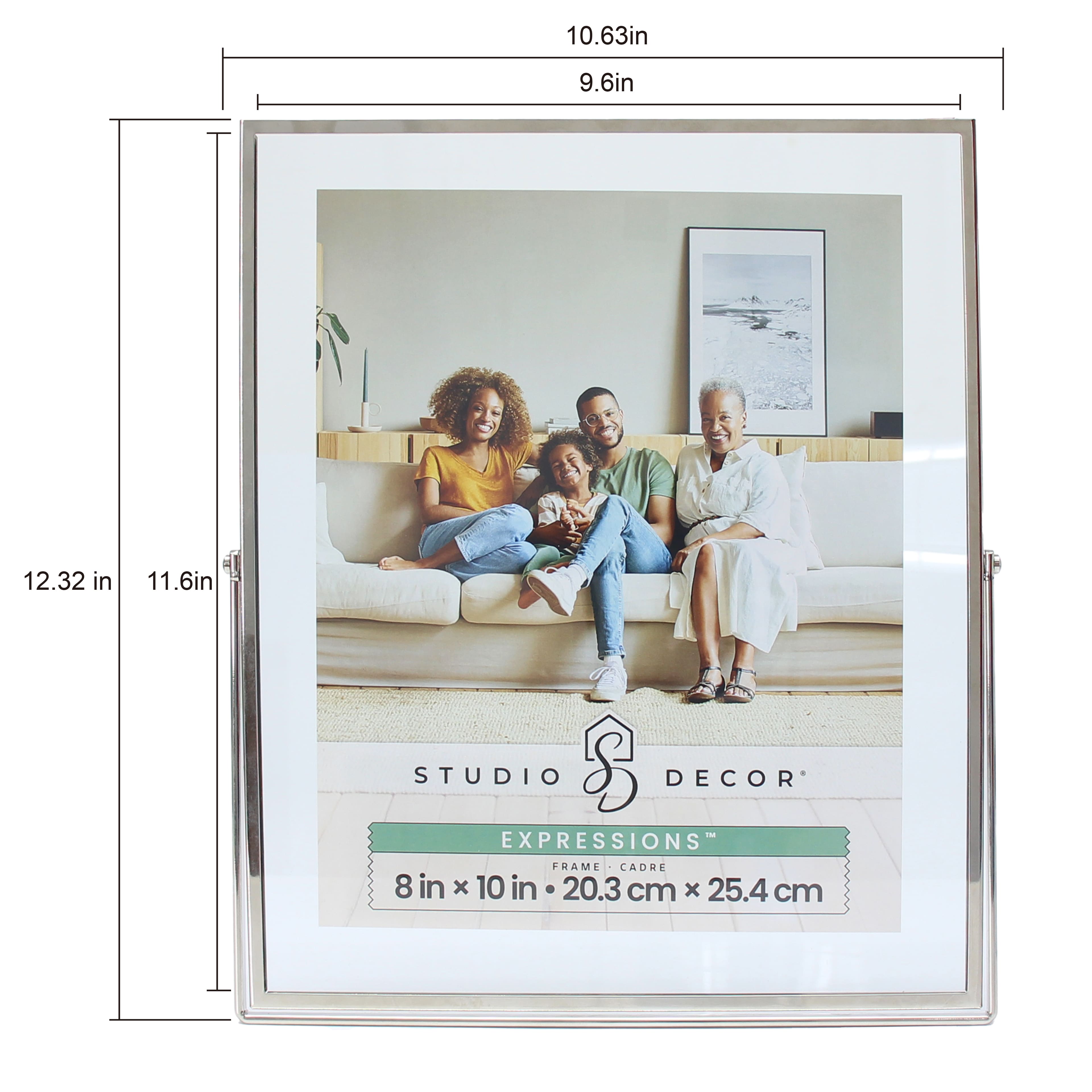 Expressions&#x2122; Silver Metal Tabletop Float Frame by Studio D&#xE9;cor&#xAE;