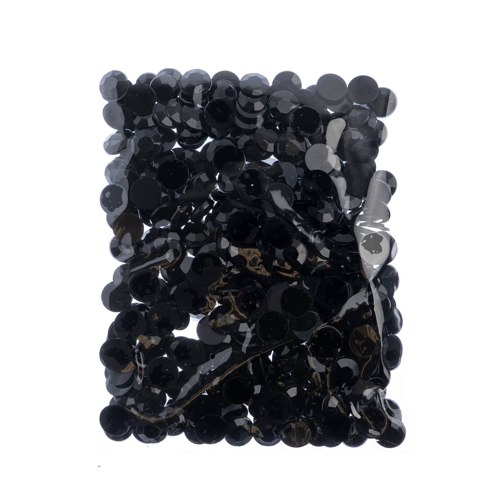 John Bead 12mm Acrylic Round Flat Back Rhinestones, 400ct.