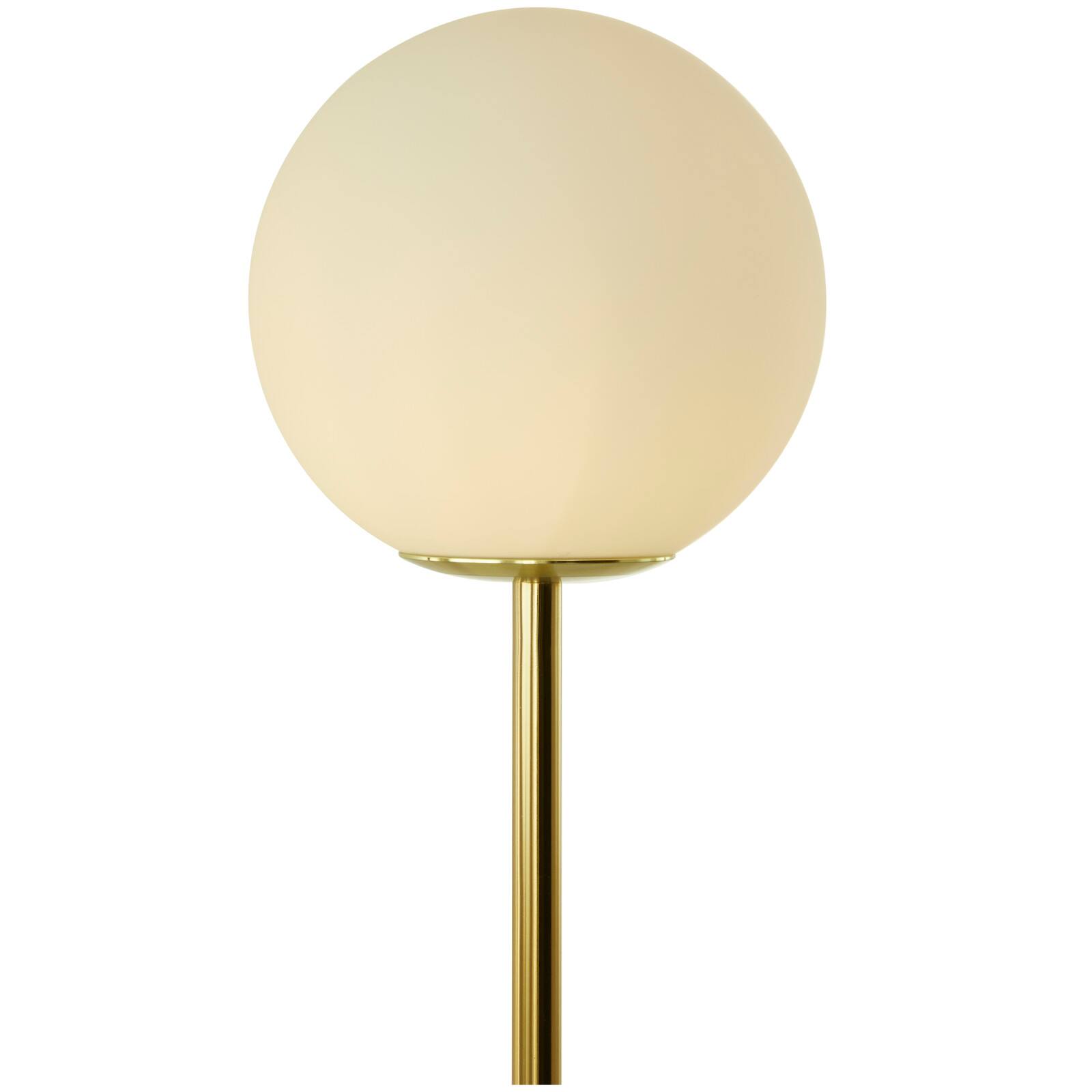 73" 2 Orb Light Floor Lamp with Marble Base