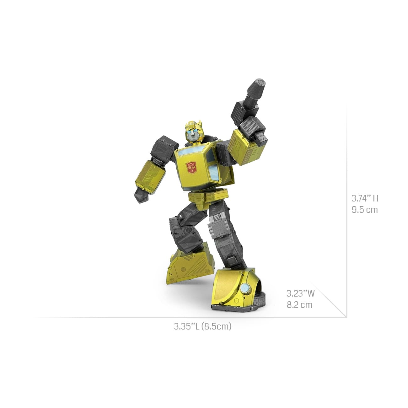 Metal Earth 3D Metal Model Kit - Transformers Color Bumblebee