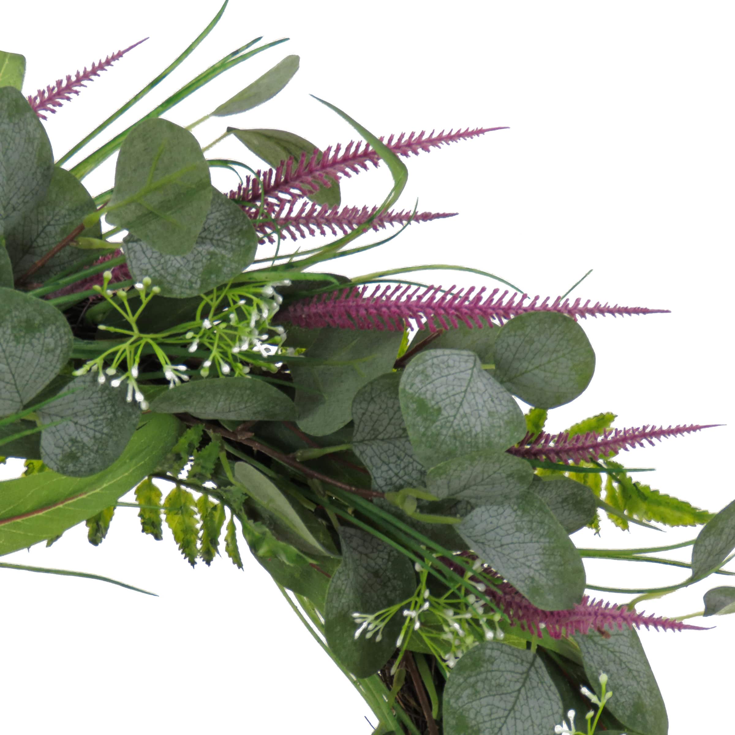 22" Eucalyptus & Lavender Wreath