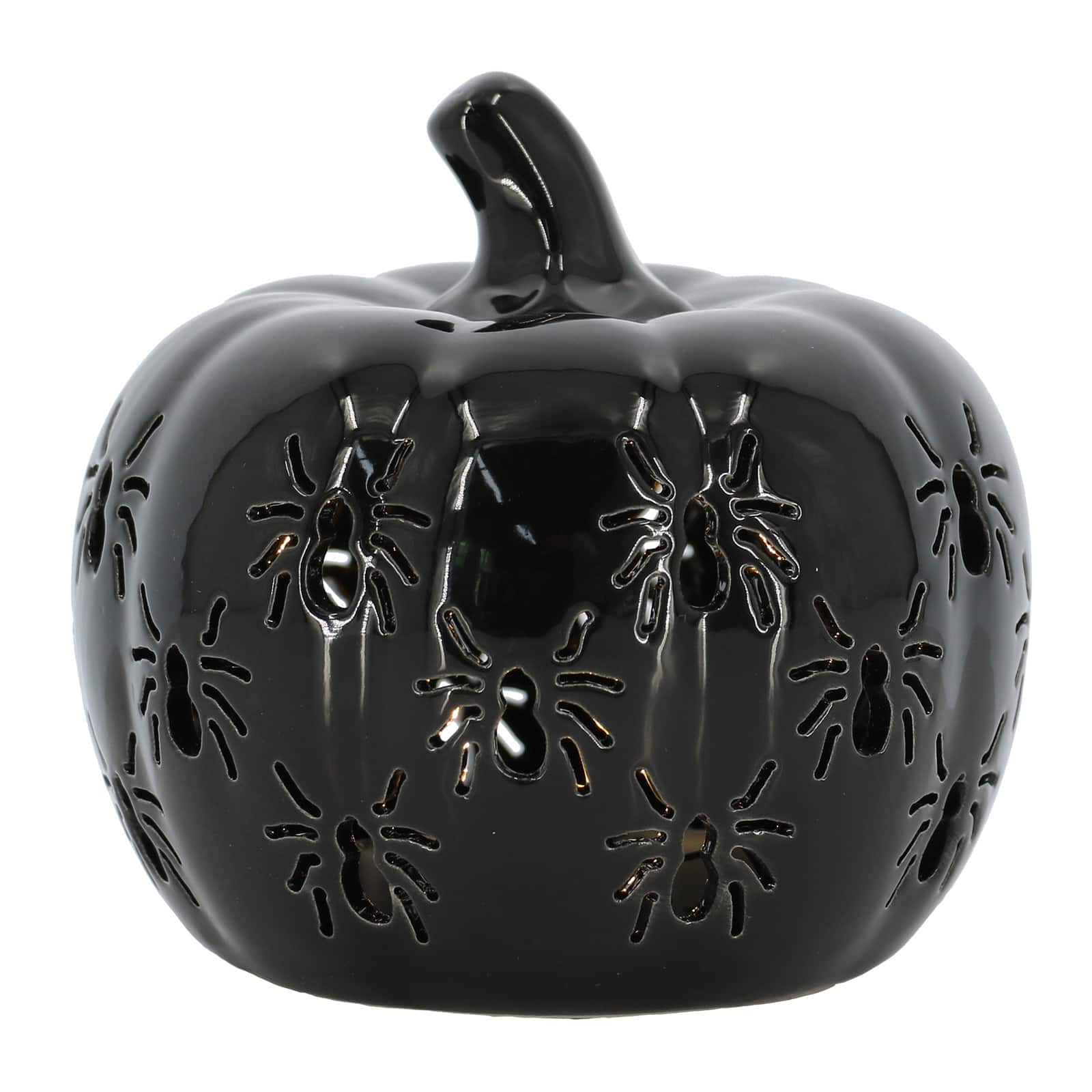 Small Black Pumpkin Tabletop Décor by Ashland®