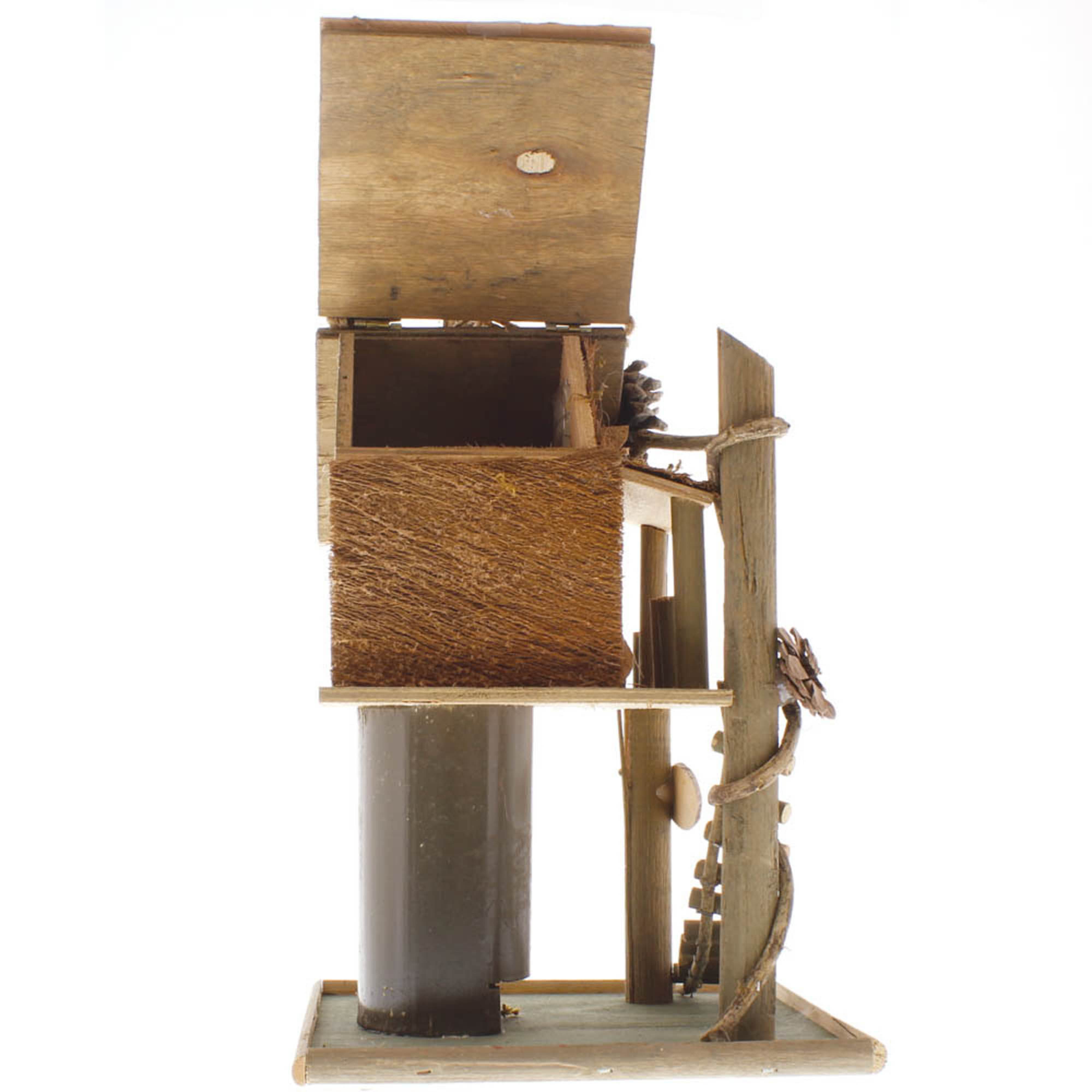 12" Tree House Bird Feeder