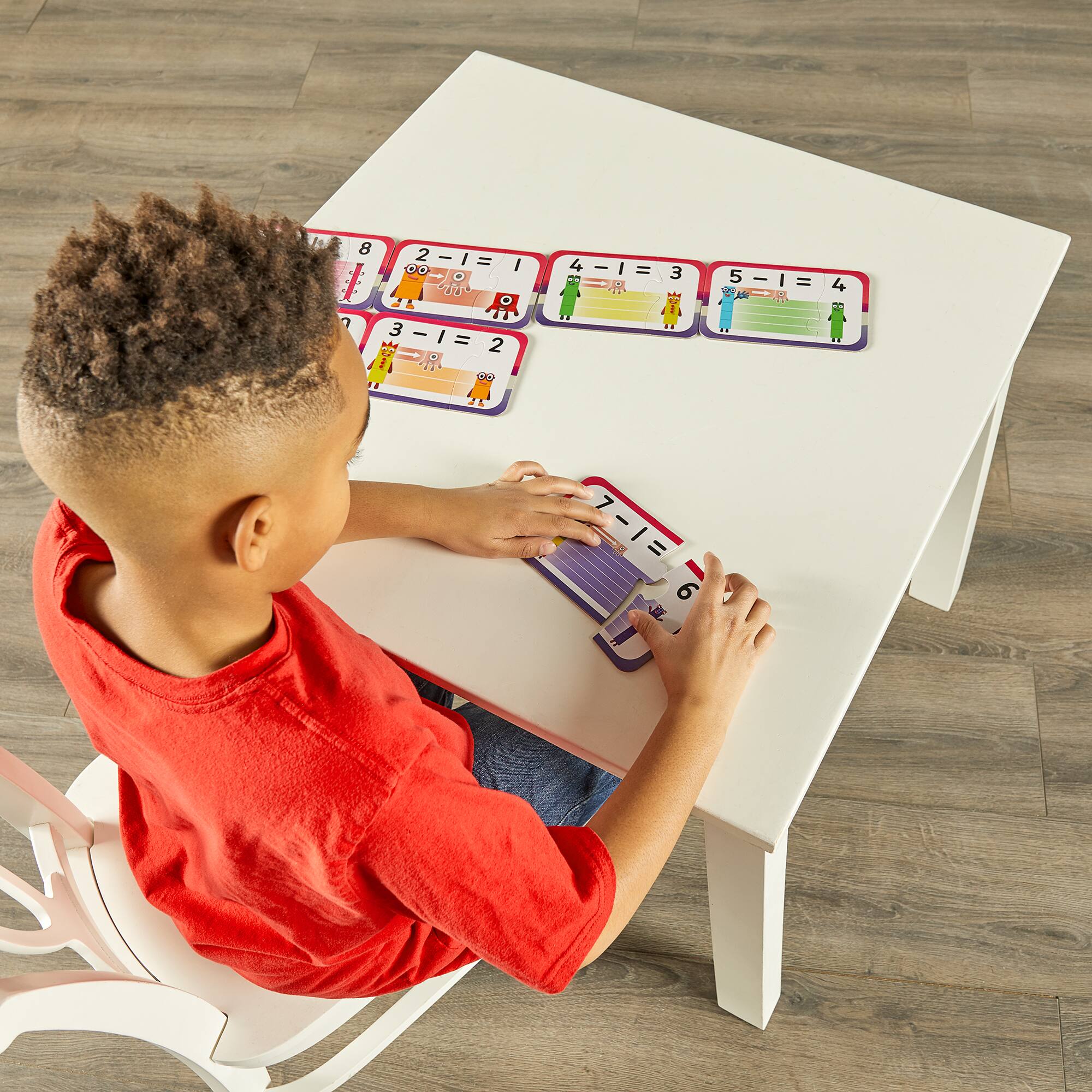 hand2mind Numberblocks® Simple Cut Adding & Subtracting Puzzle Set