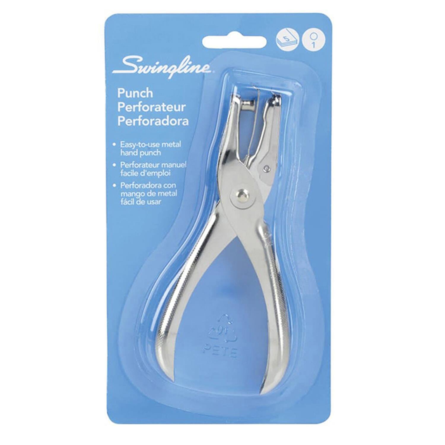 Swingline&#xAE; One Hole Paper Punch, Pack of 5