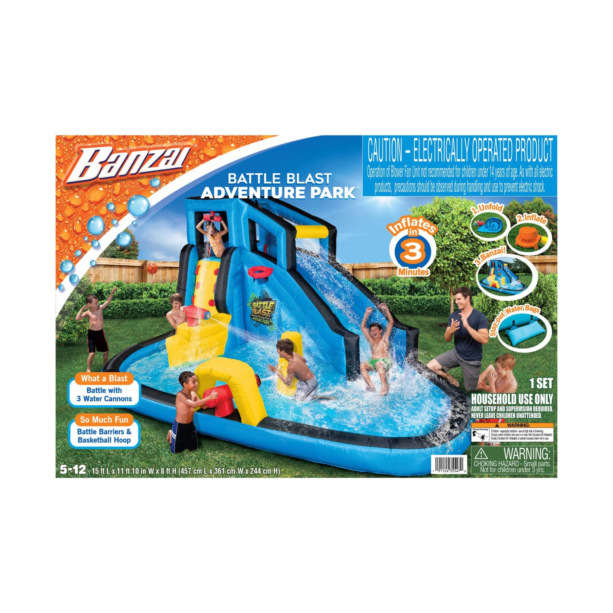 Banzai® 15ft. Battle Blast Adventure Park™