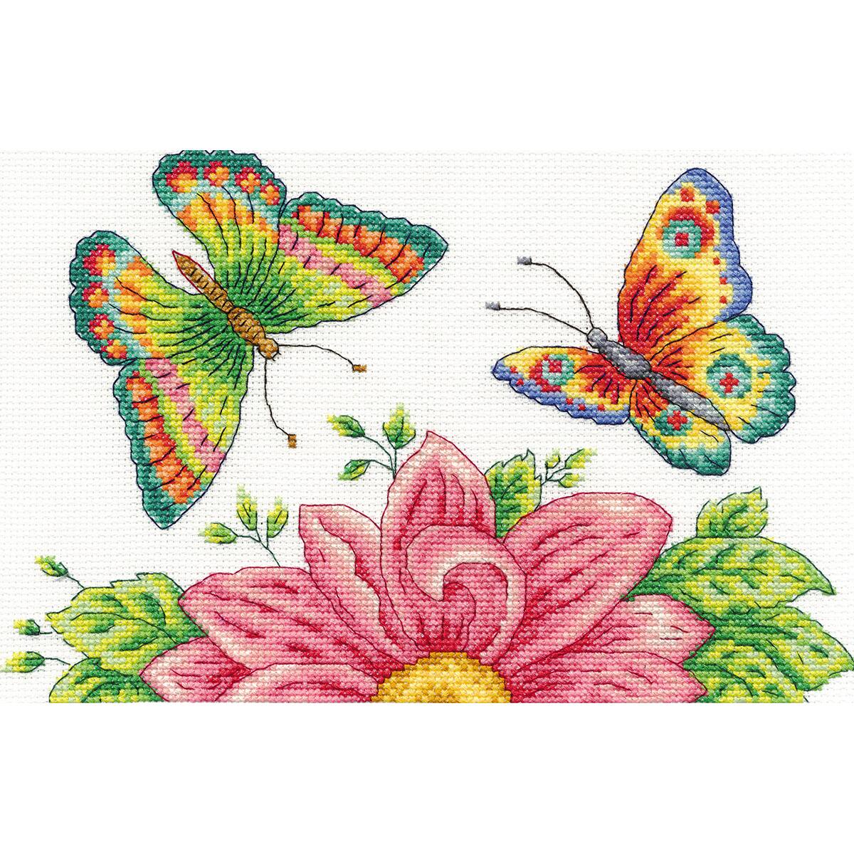 DMC® Butterfly Garden Counted Cross Stitch Kit