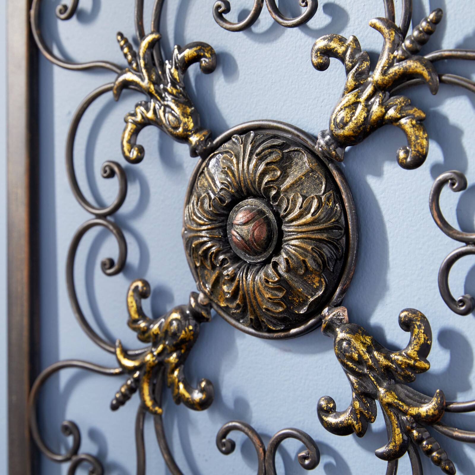 Brown Metal Rustic Wall Décor Set