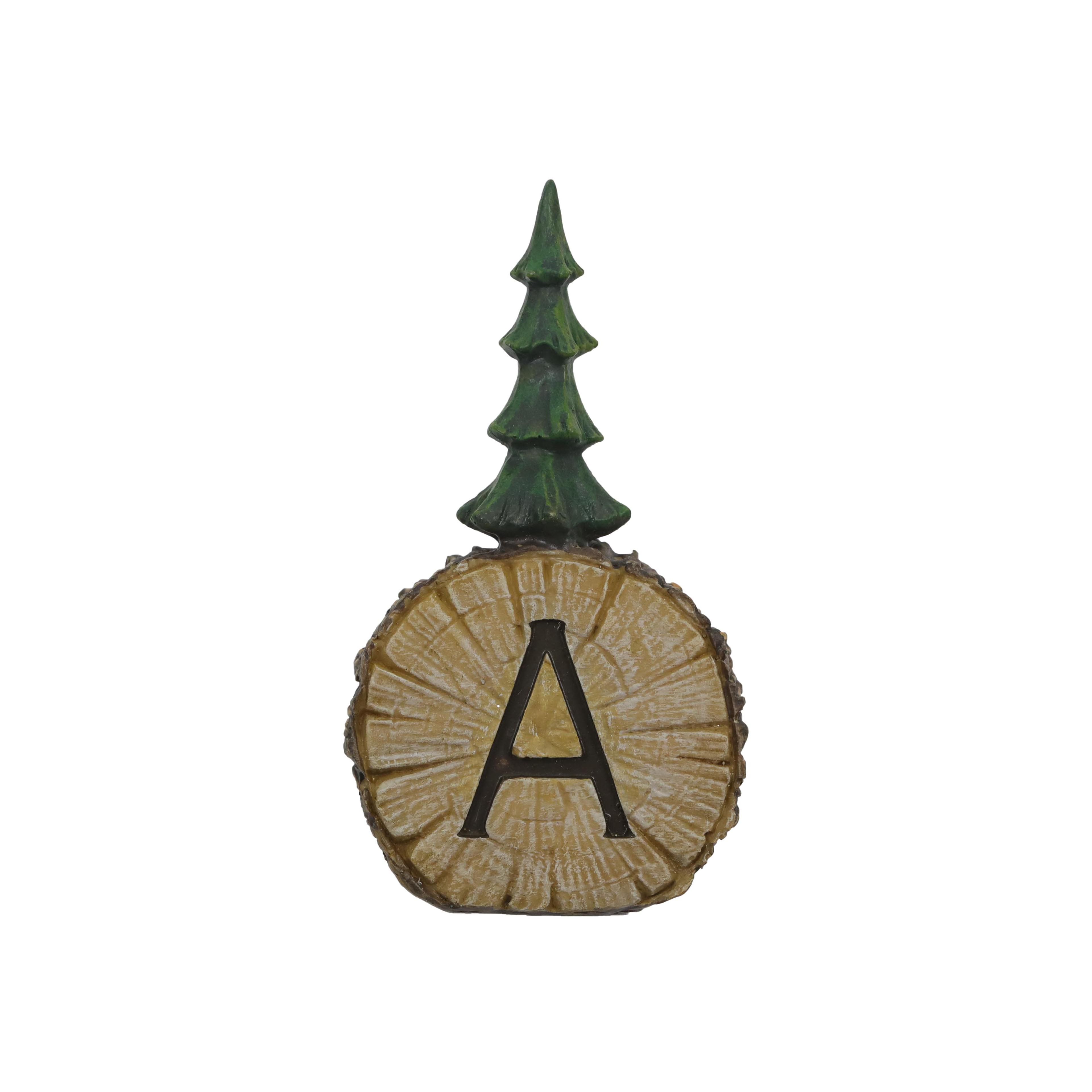 Assorted 6&#x22; Monogram Tree Tabletop D&#xE9;cor by Ashland&#xAE;, 1pc.