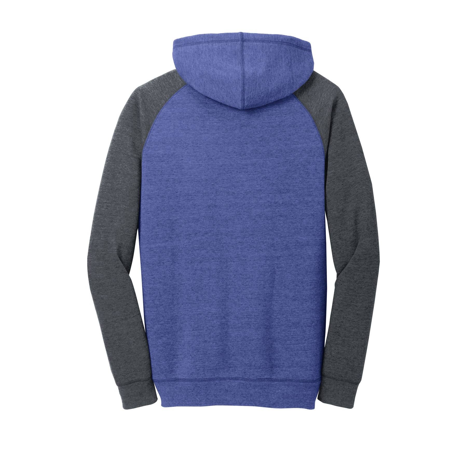 District® Men's Lightweight Fleece Raglan Hoodie