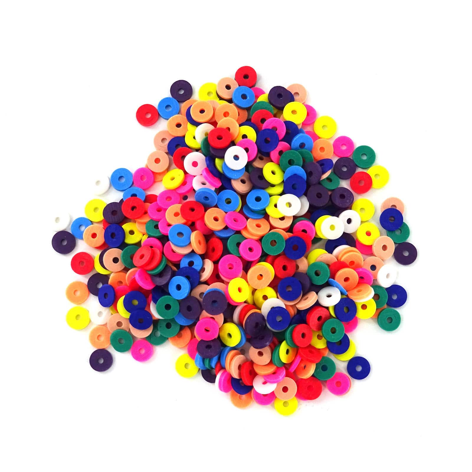 12 Packs: 500 ct. (6,000 total) Multicolored Clay Beads by Creatology™