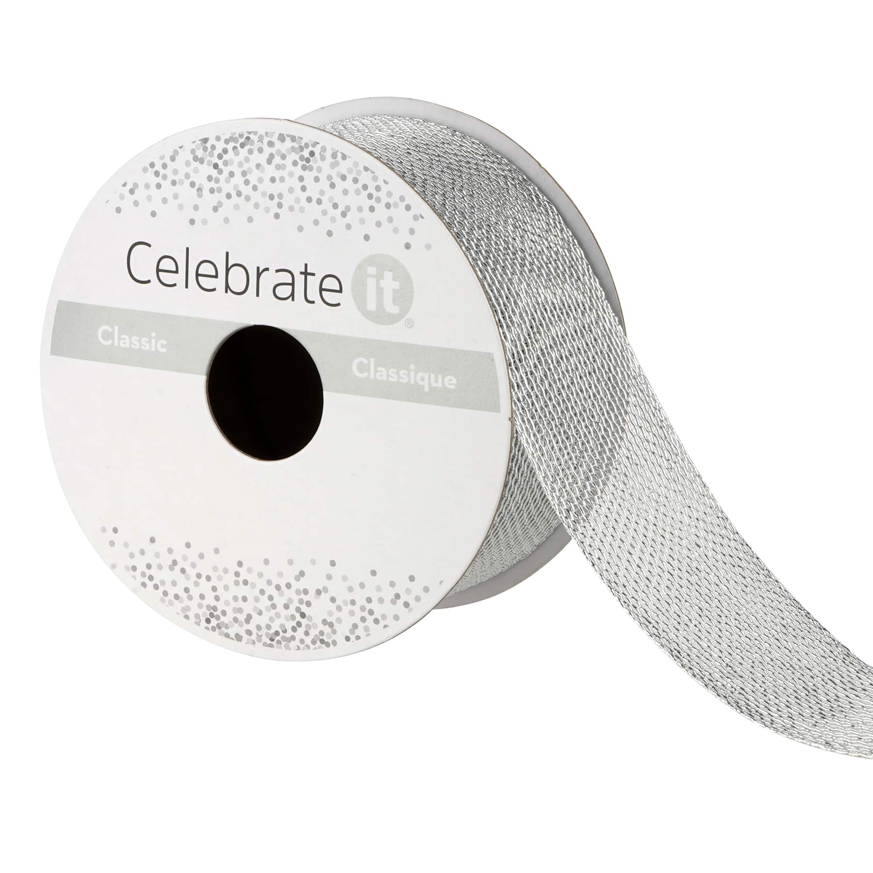 12 Pack: 1.5" x 3yd. Metallic Mesh by Celebrate It®