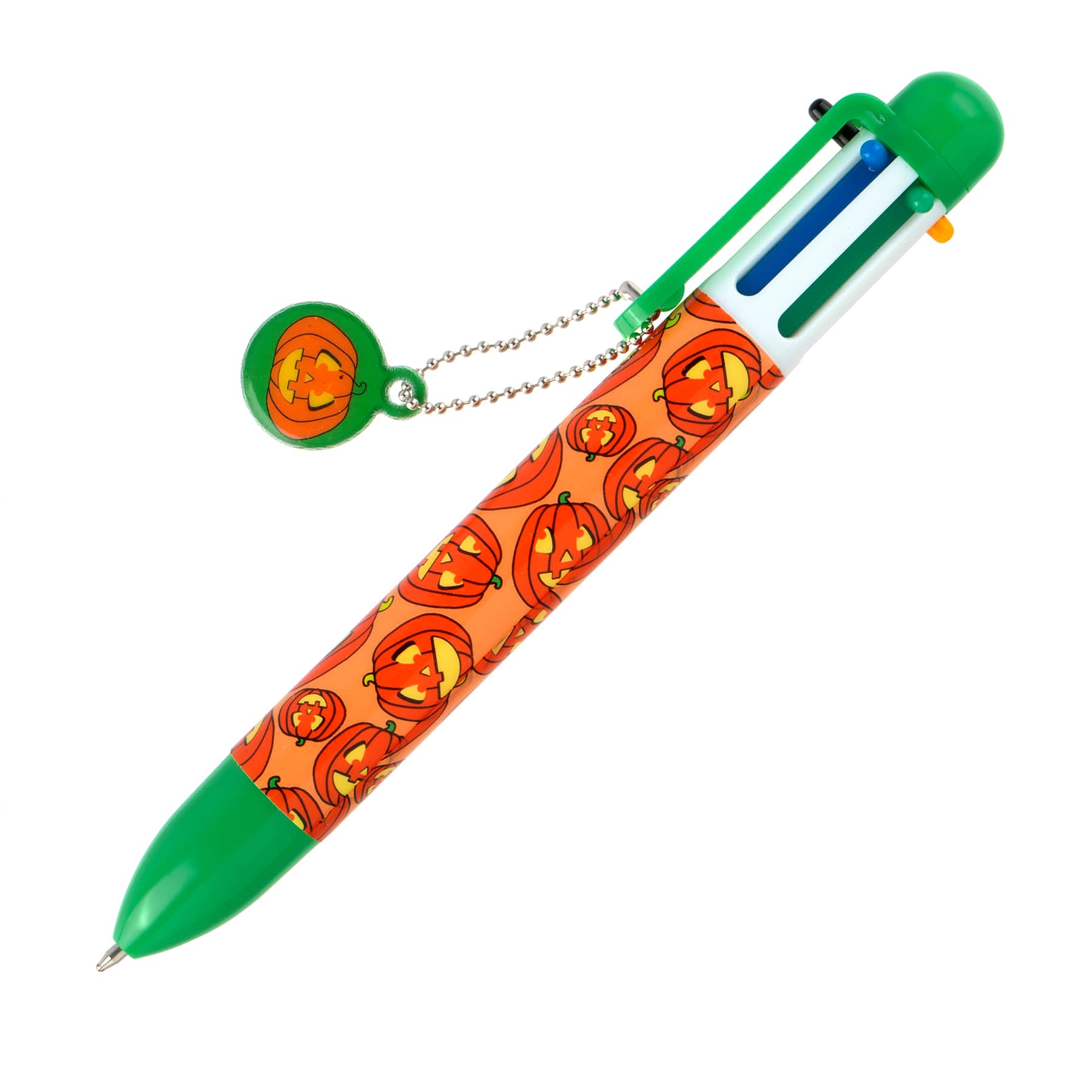 5.5&#x22; Jack-o&#x27;-Lantern 6-Color Click It Pen by Creatology&#x2122;