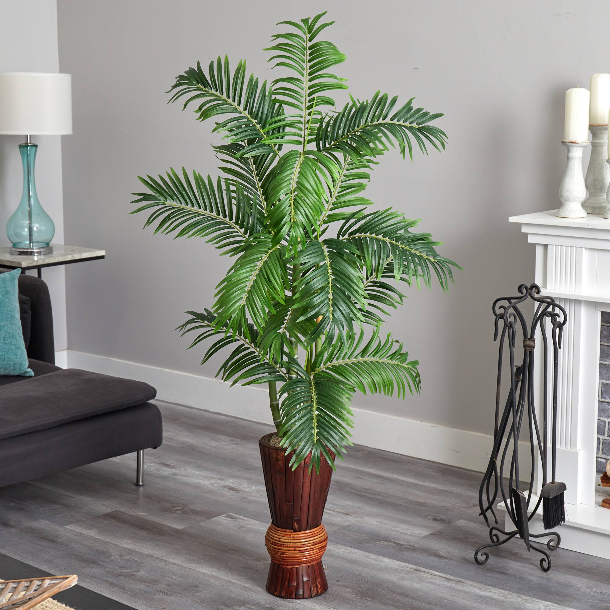 5ft. Areca Palm Tree in Decorative Planter