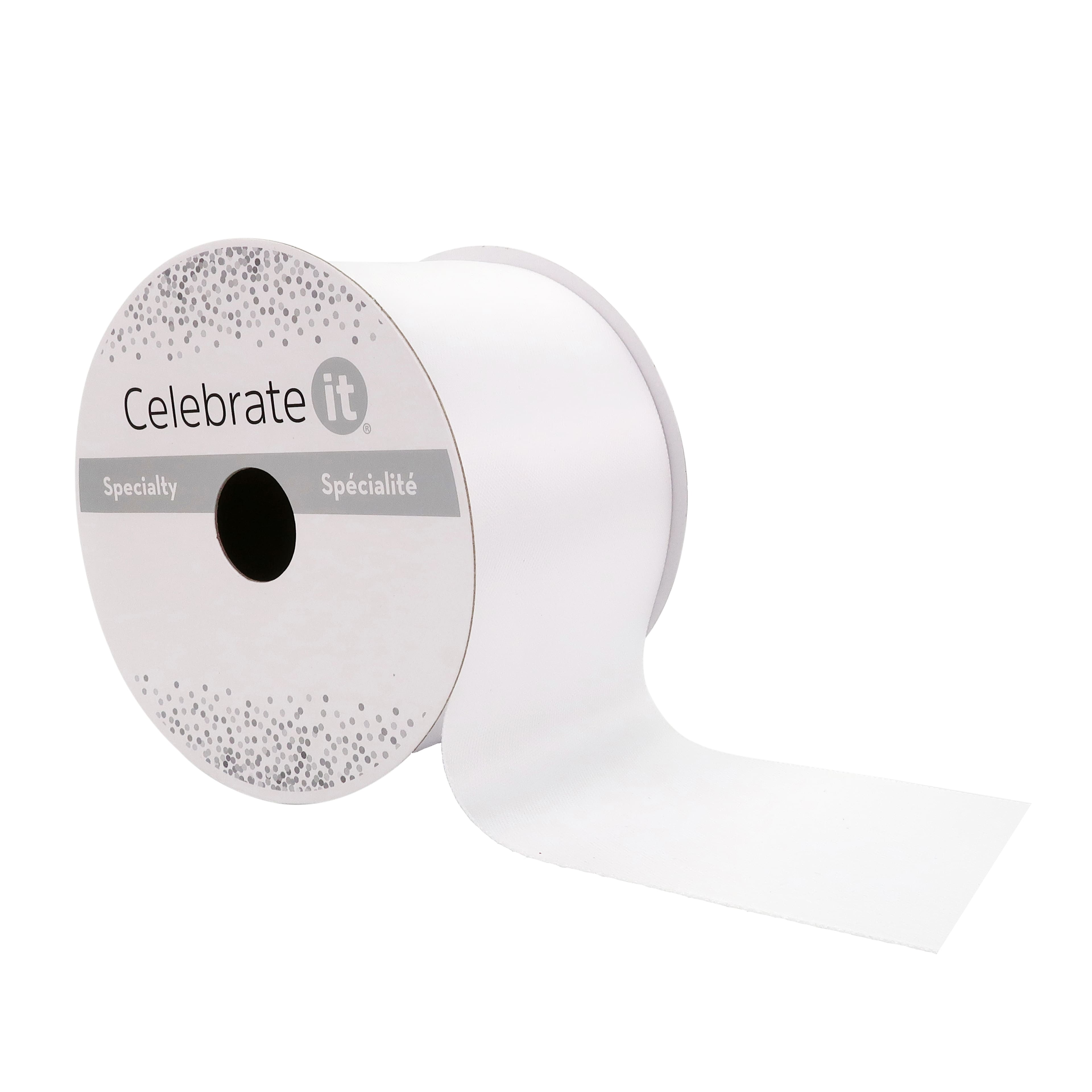 2.5 x 50yd. Satin Floral Ribbon by Celebrate It®