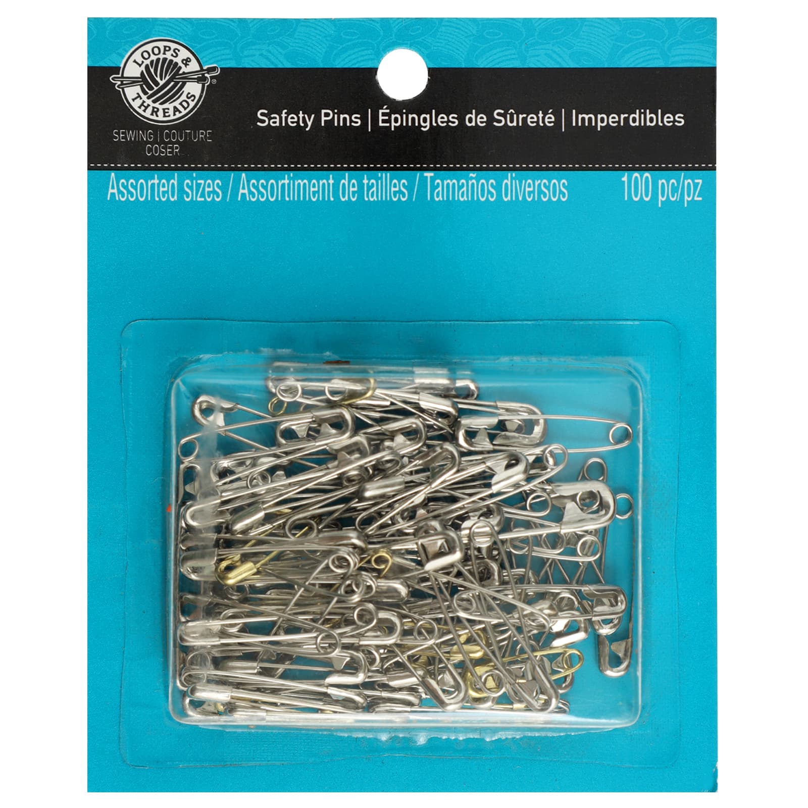 HKIDEE Standard Multi-Size Safety Pins, 460-Pack
