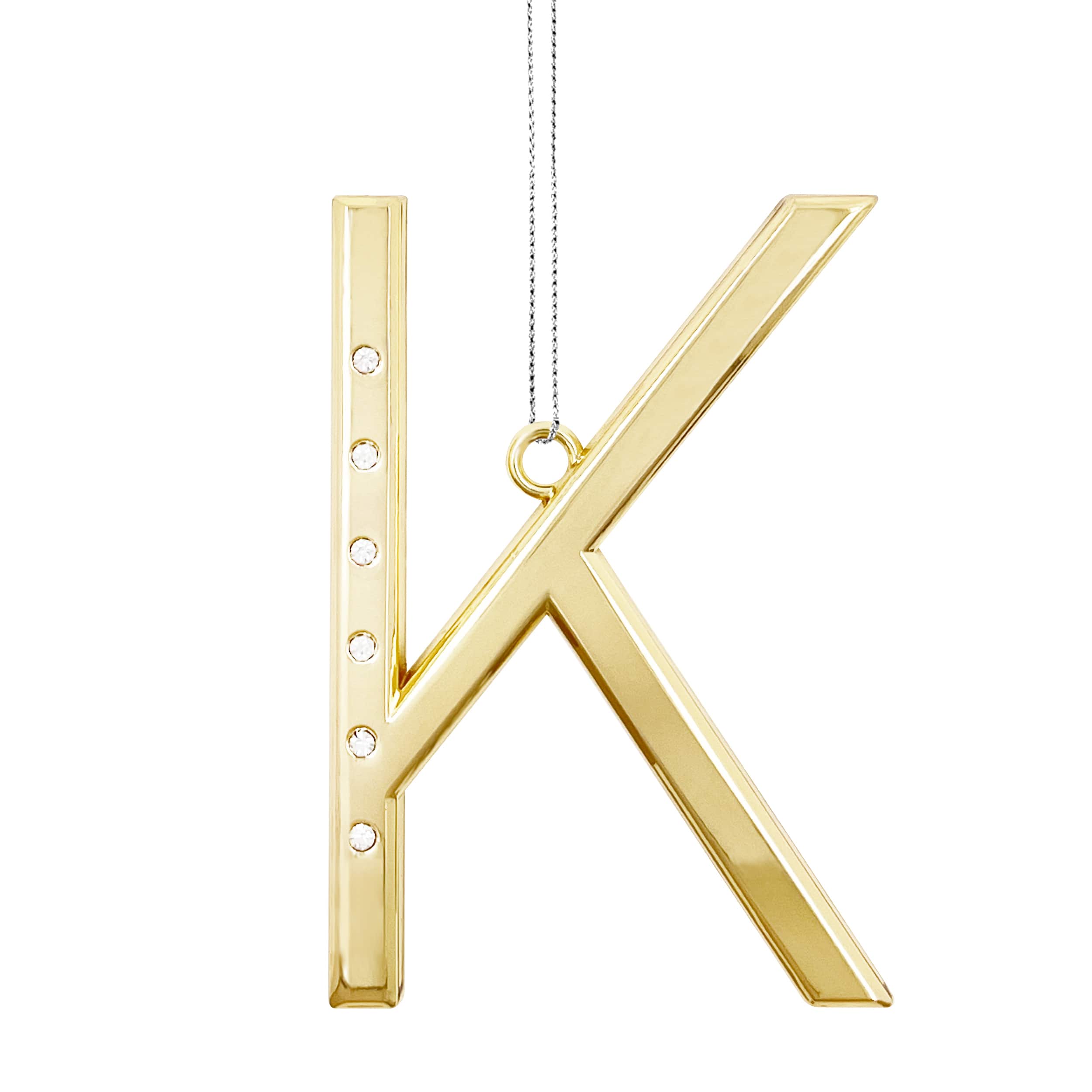 Metal Monogram Ornament with Rhinestones by Ashland&#xAE;