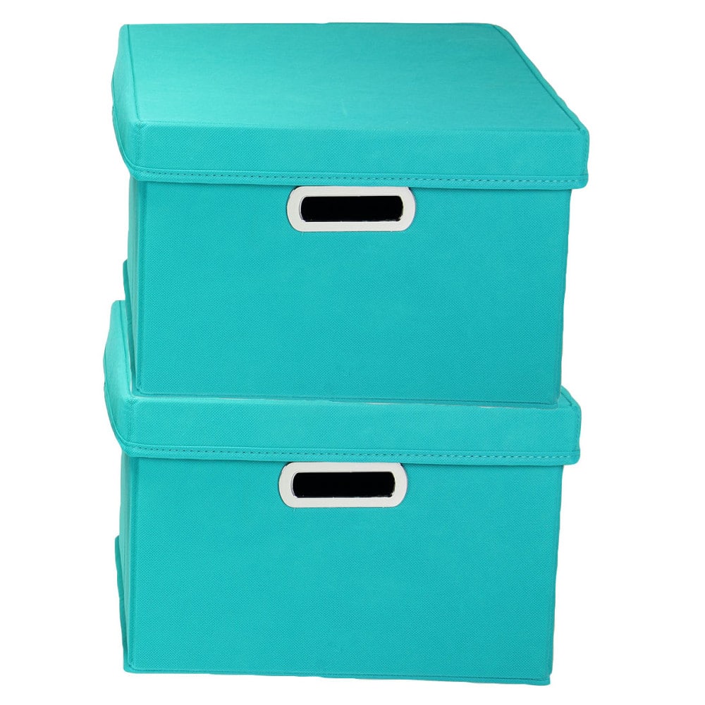 Household Essentials Storage Bins with Lids, 2ct.
