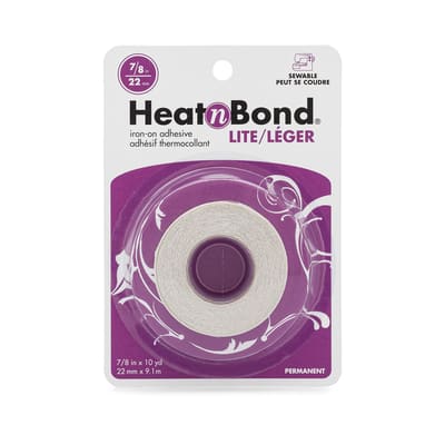 HeatnBond Hem Iron-On Adhesive, Regular Weight, White