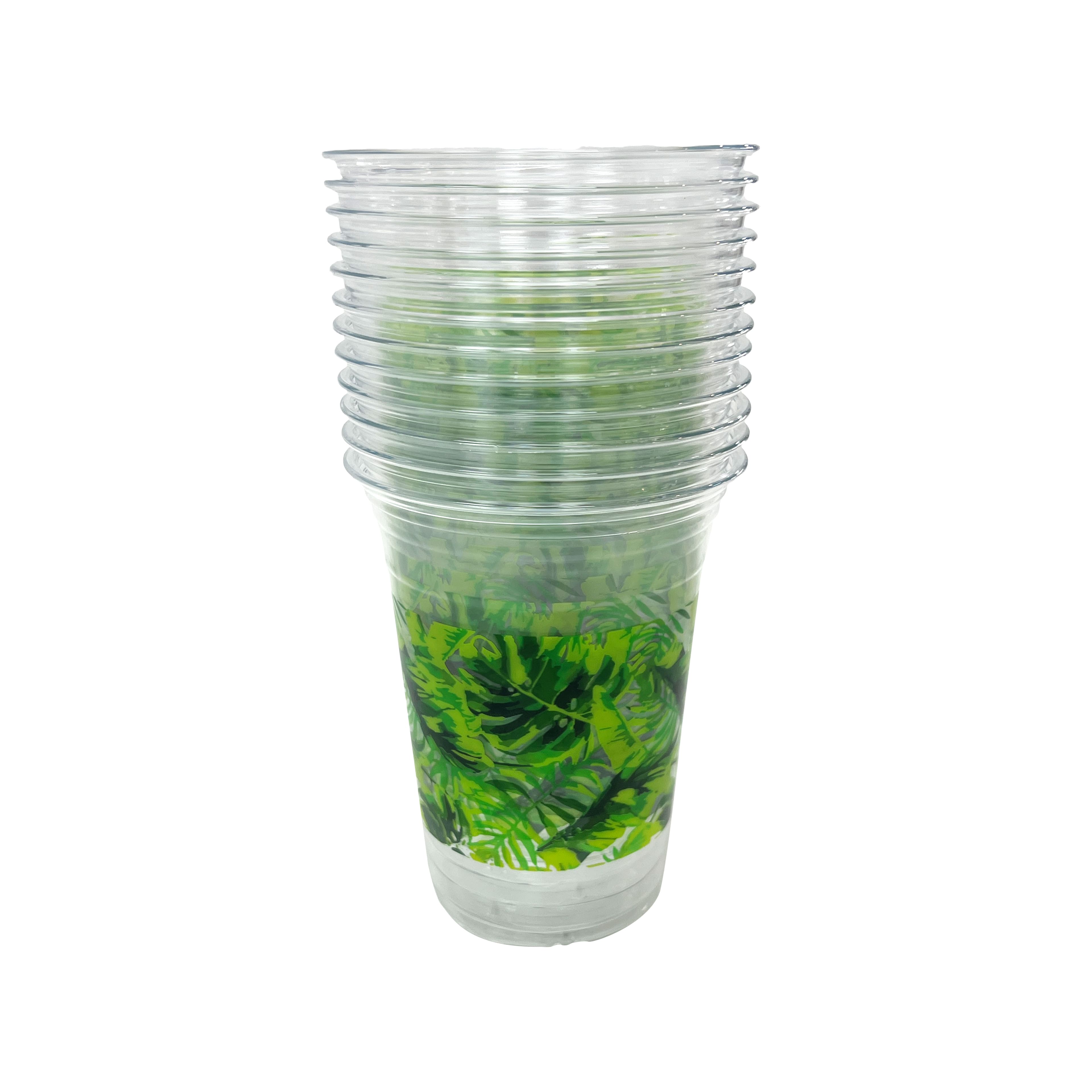 16oz. Palm Leaf Plastic Cups, 12ct. by Ashland®
