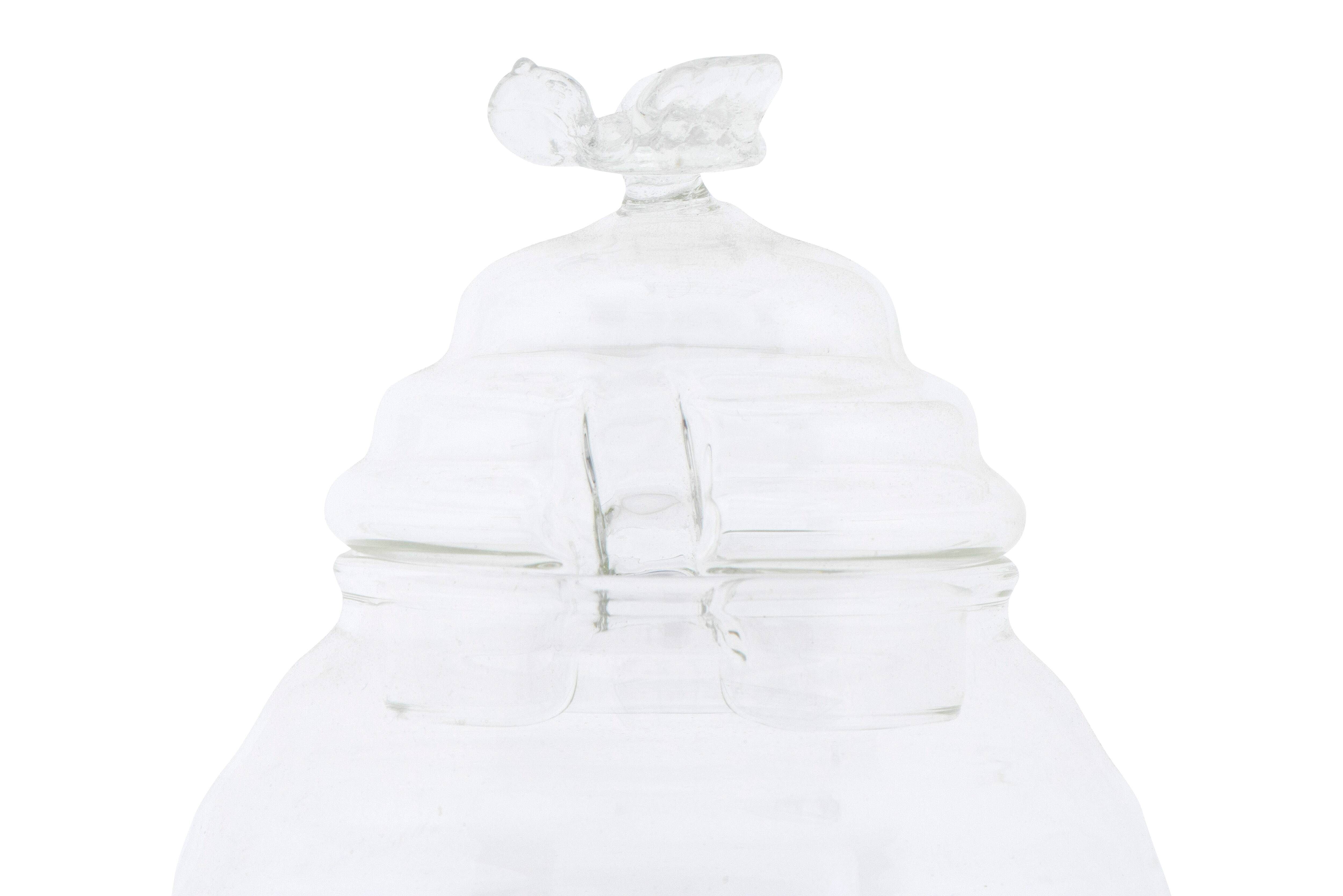 Hello Honey&#xAE; Clear Honey Pot with Lid &#x26; Bamboo Dipper Set