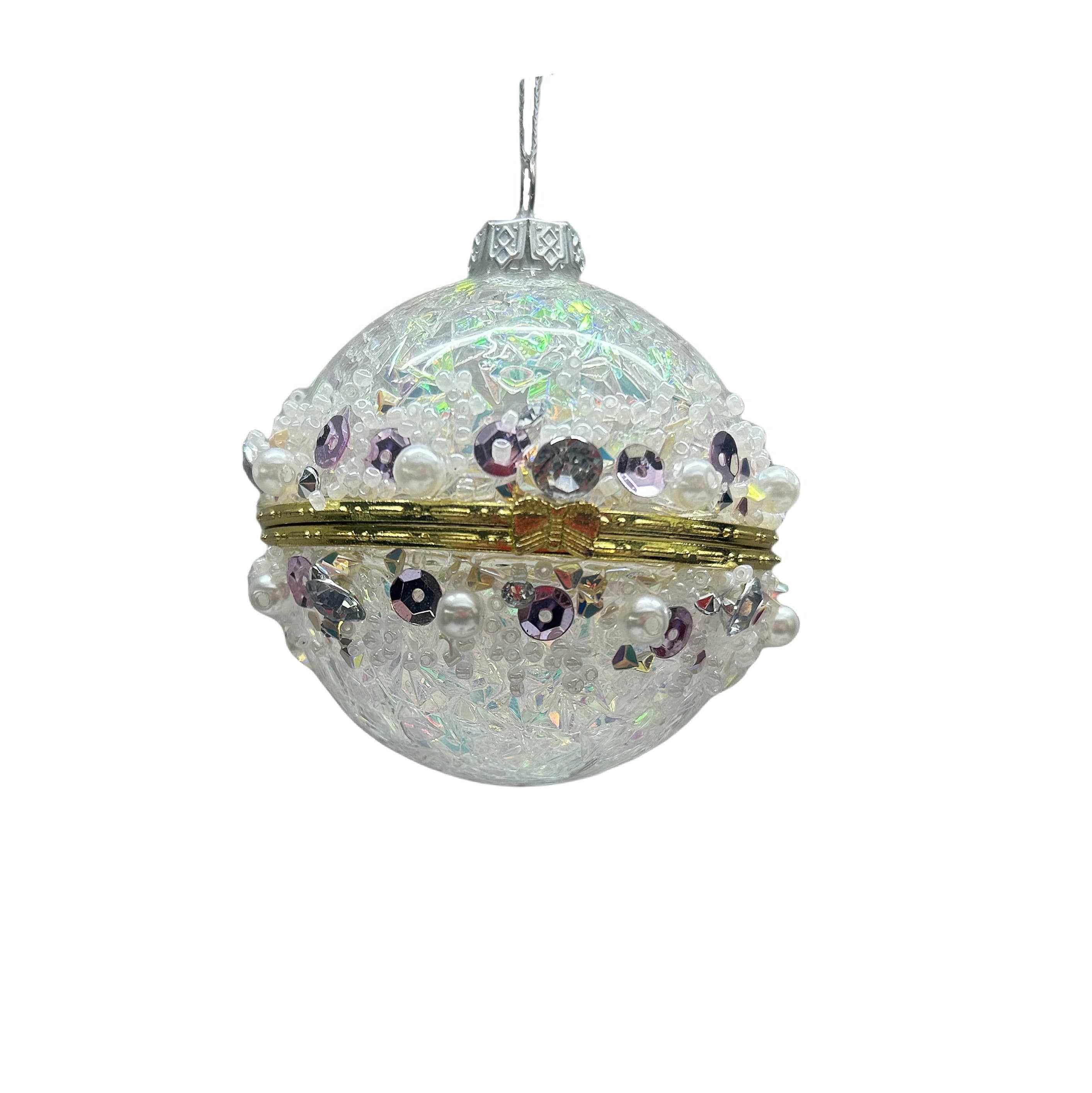 3.25&#x22; Iridescent Jewels Glass Ball Ornament by Ashland&#xAE;