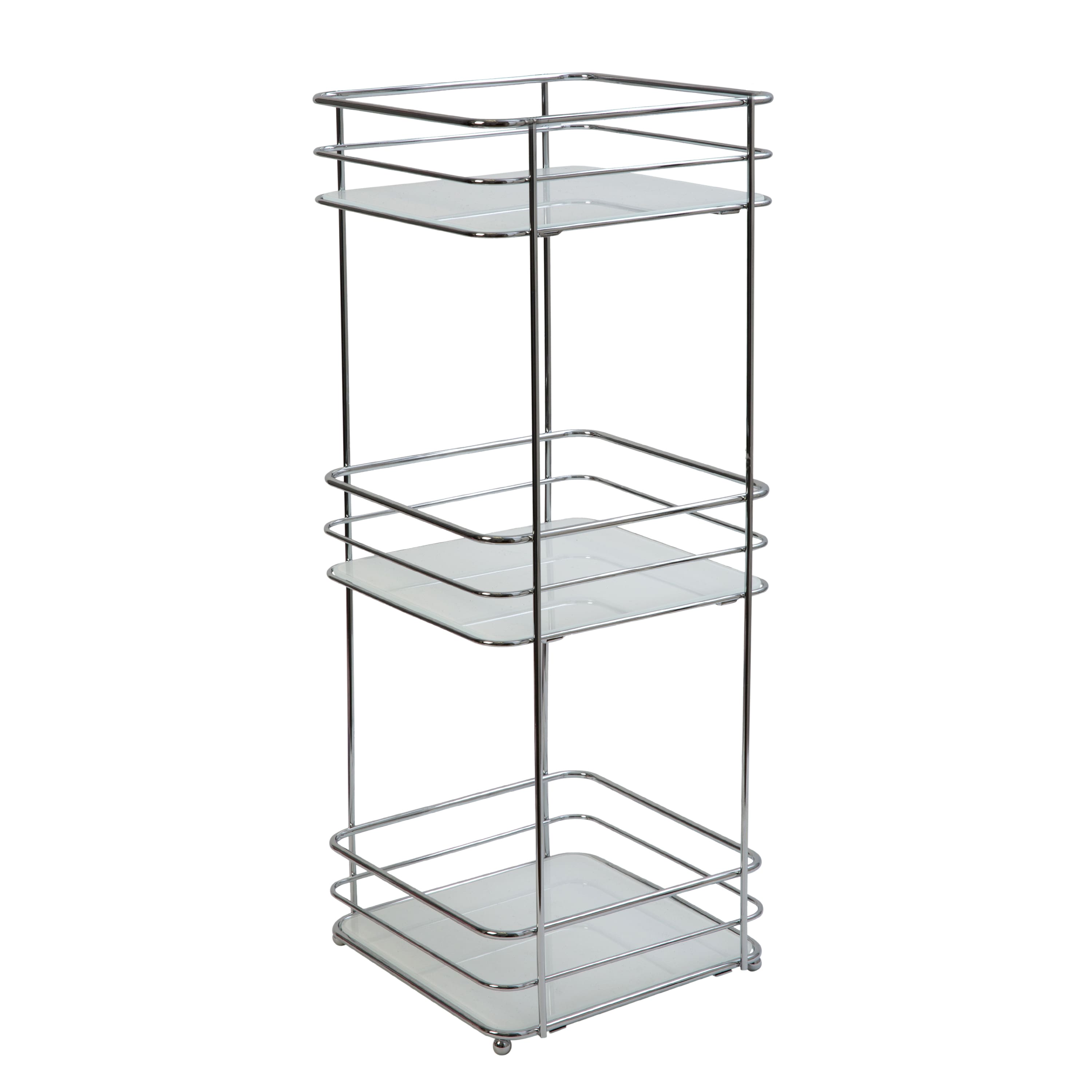 Elle Décor Limoges Collection Chrome 3 Tier Spa Tower