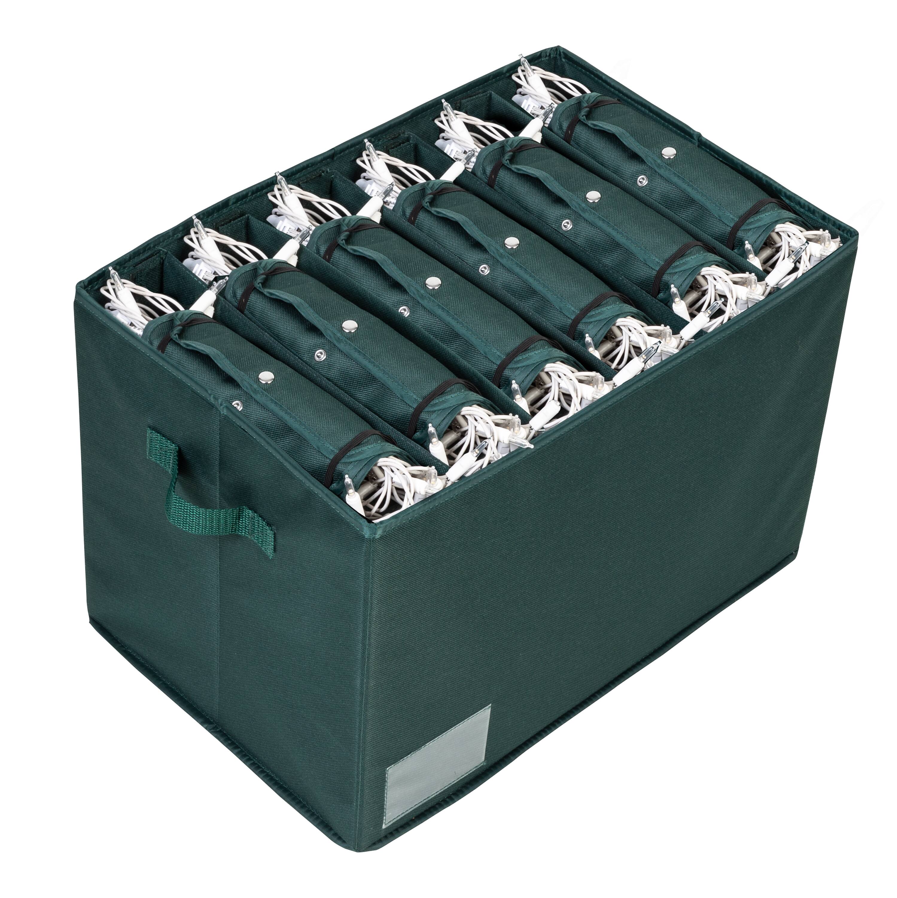 Honey Can Do Green Holiday Light Storage Box