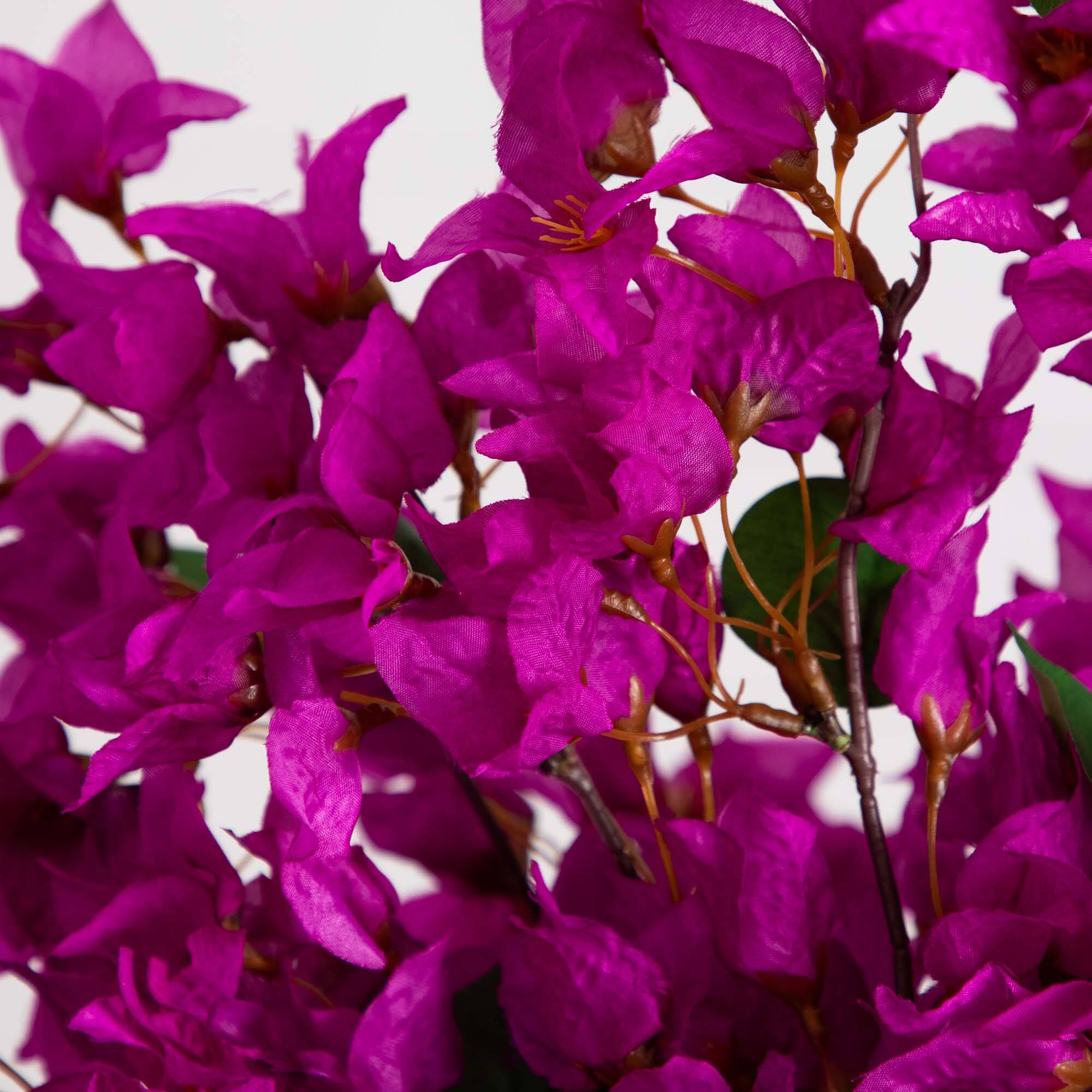 2.5ft. Purple Bougainvillea Arrangement in Glass Vase