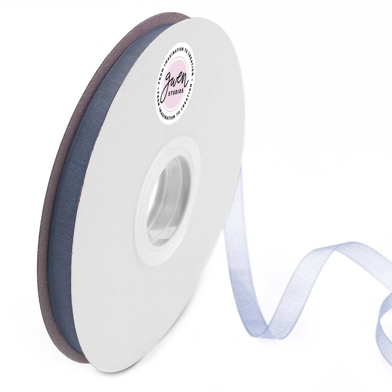 Gwen Studios Sheer Organza Ribbon, Size: Navy Blue | Michaels