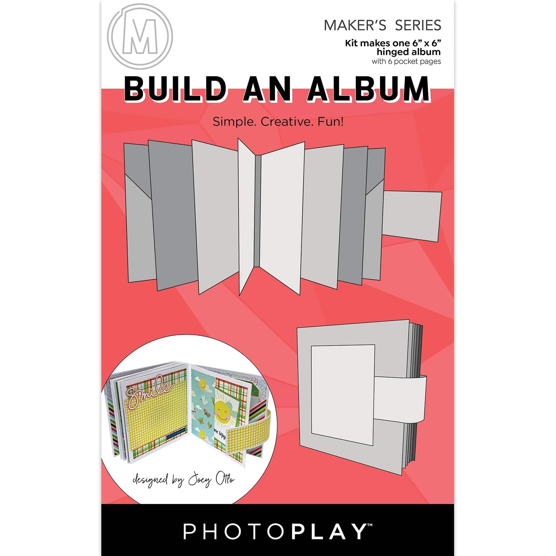 PhotoPlay Build An Album By Joey Otlo, 6&#x22; x 6&#x22;