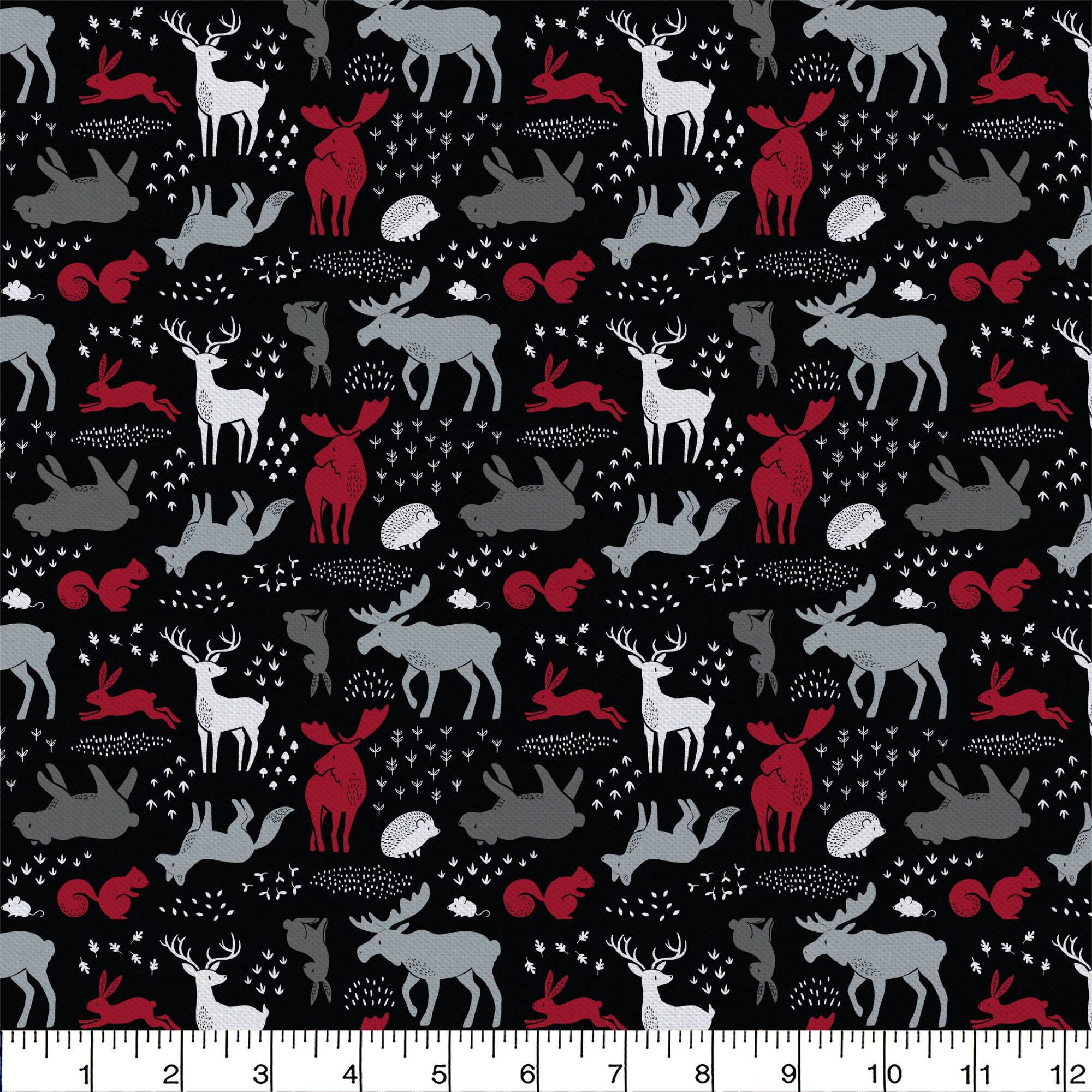 Emma & Mila® Forest Animals Cotton Fabric 8yd. Bolt