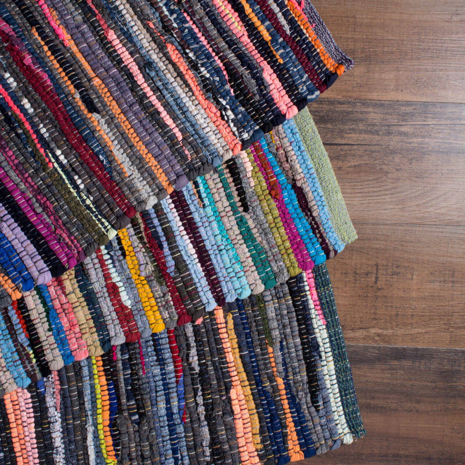 DII&#xAE; Multicolor Rag Rug, 2.25ft. x 6ft.
