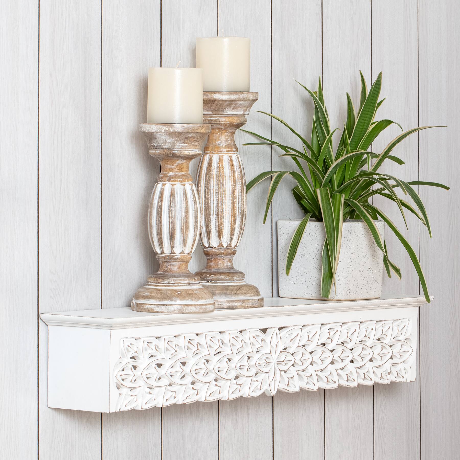 Habitat Gaudin 30" White Decorative Shelf