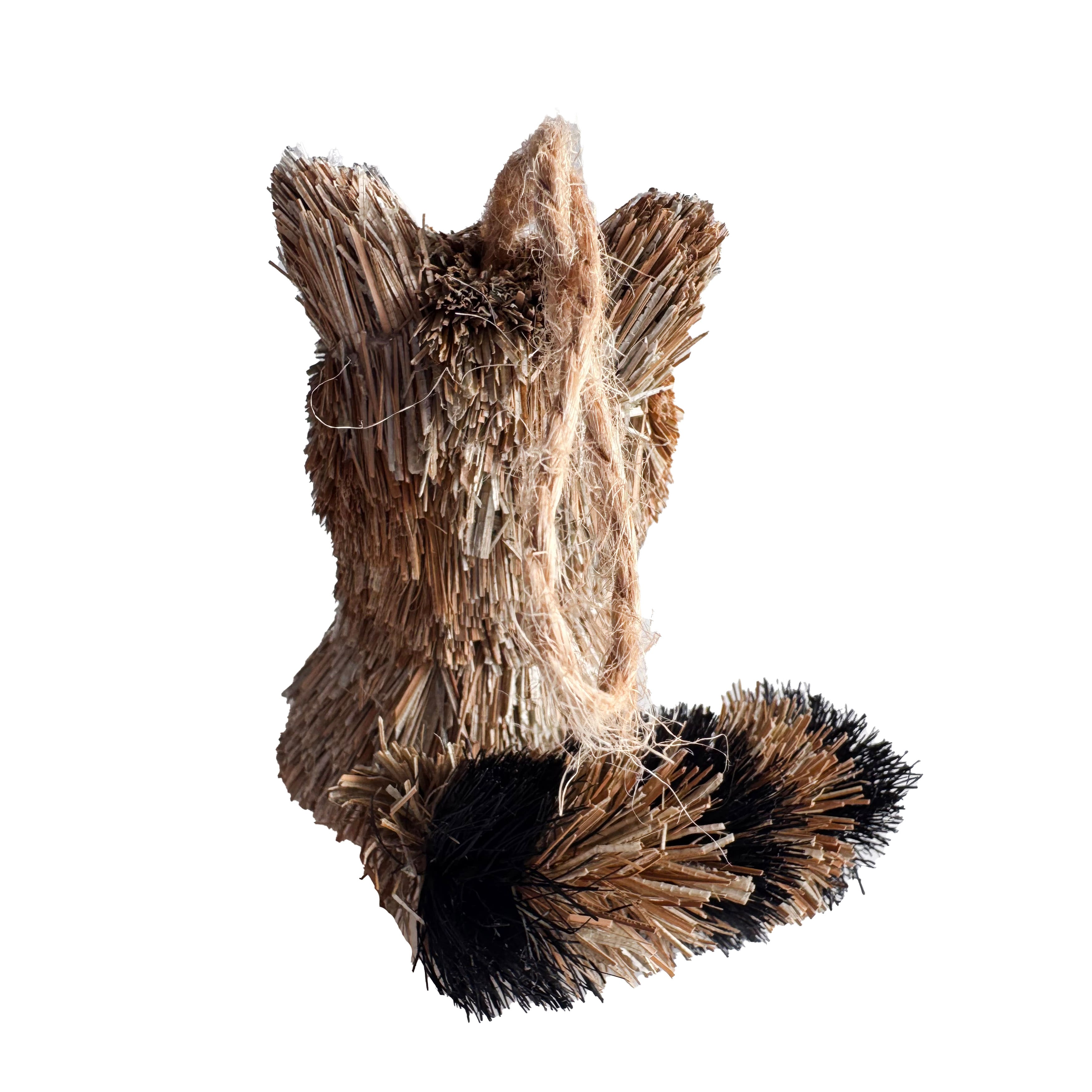 4" Sisal Raccoon Natural Ornament by Ashland®