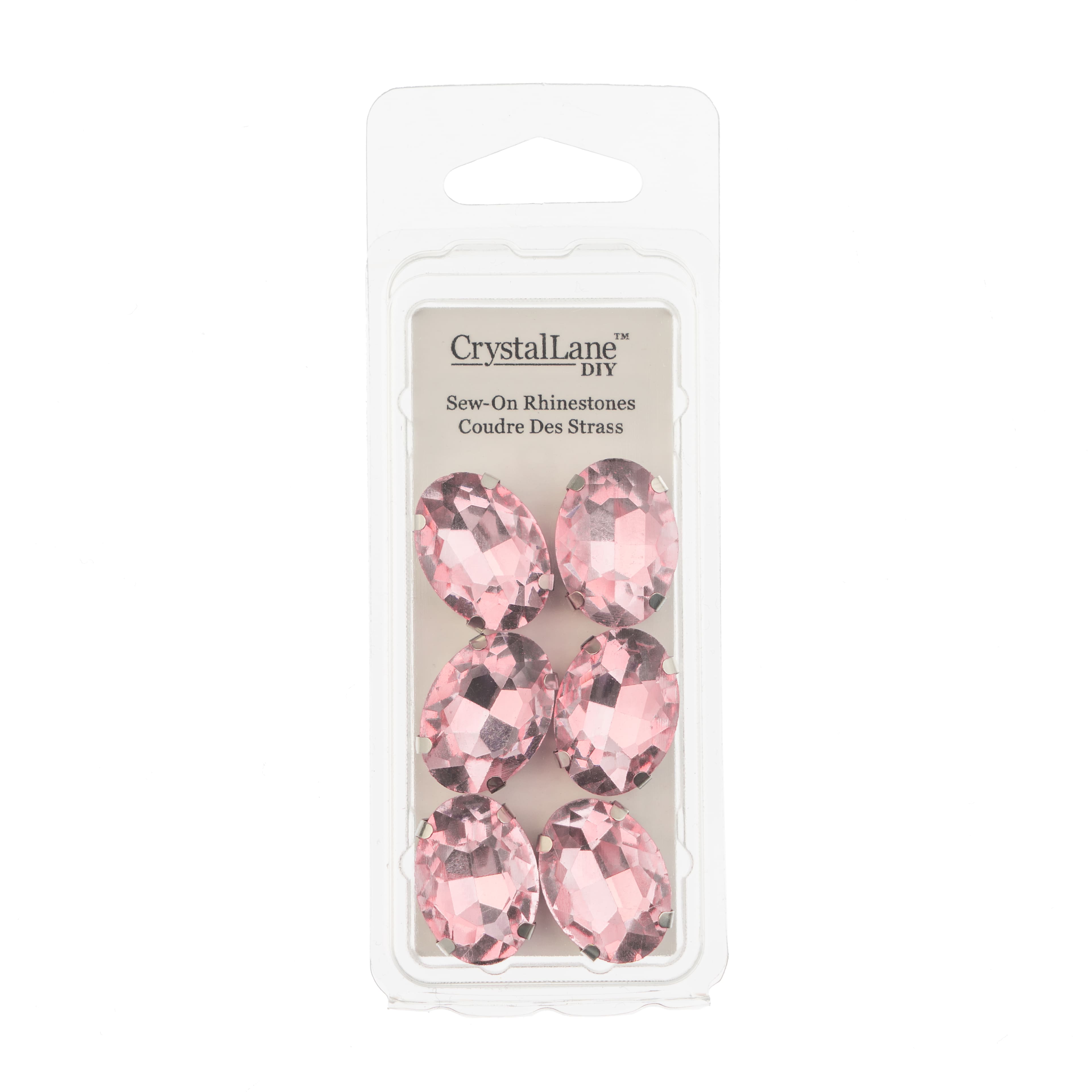 John Bead Crystal Lane 18mm Sew-On Rhinestones, 6ct.