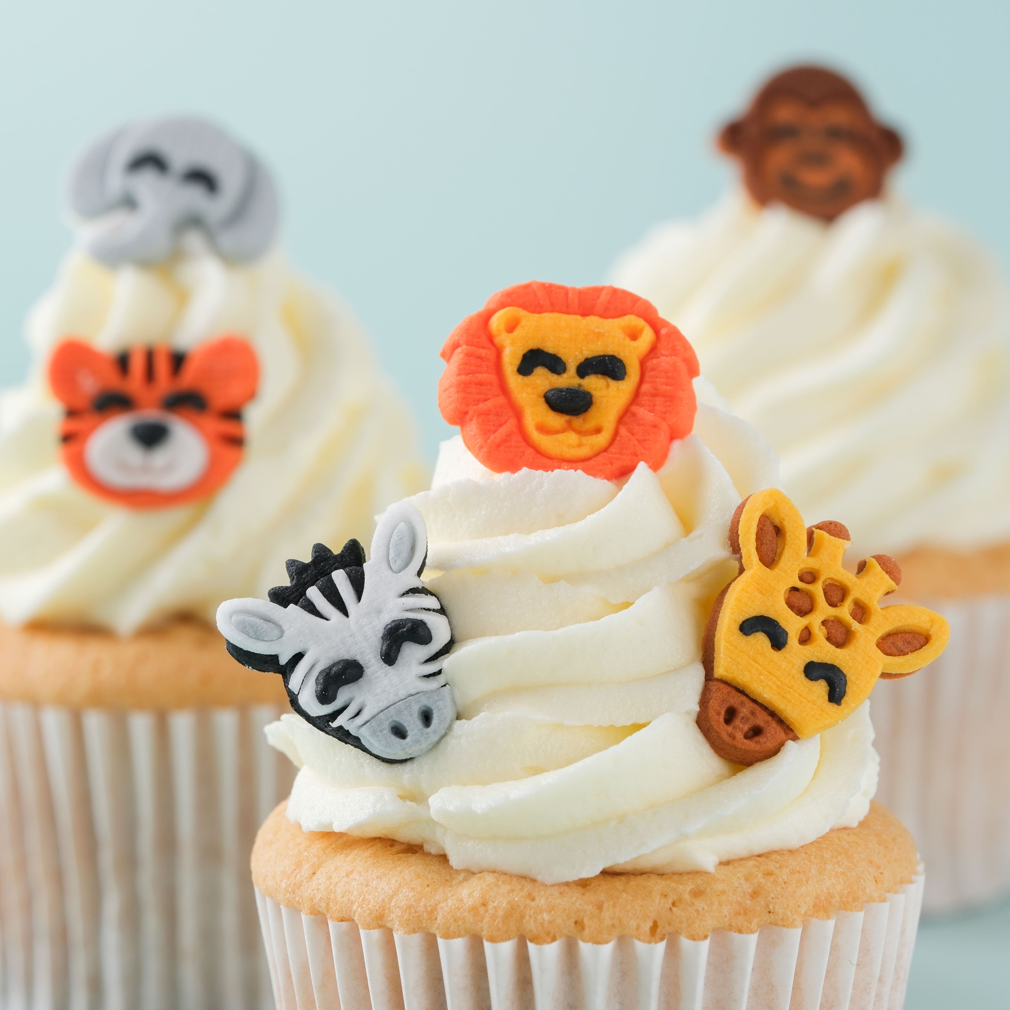 PME Cake Sweet Street&#xAE; Zoo Animals Icing Decorations