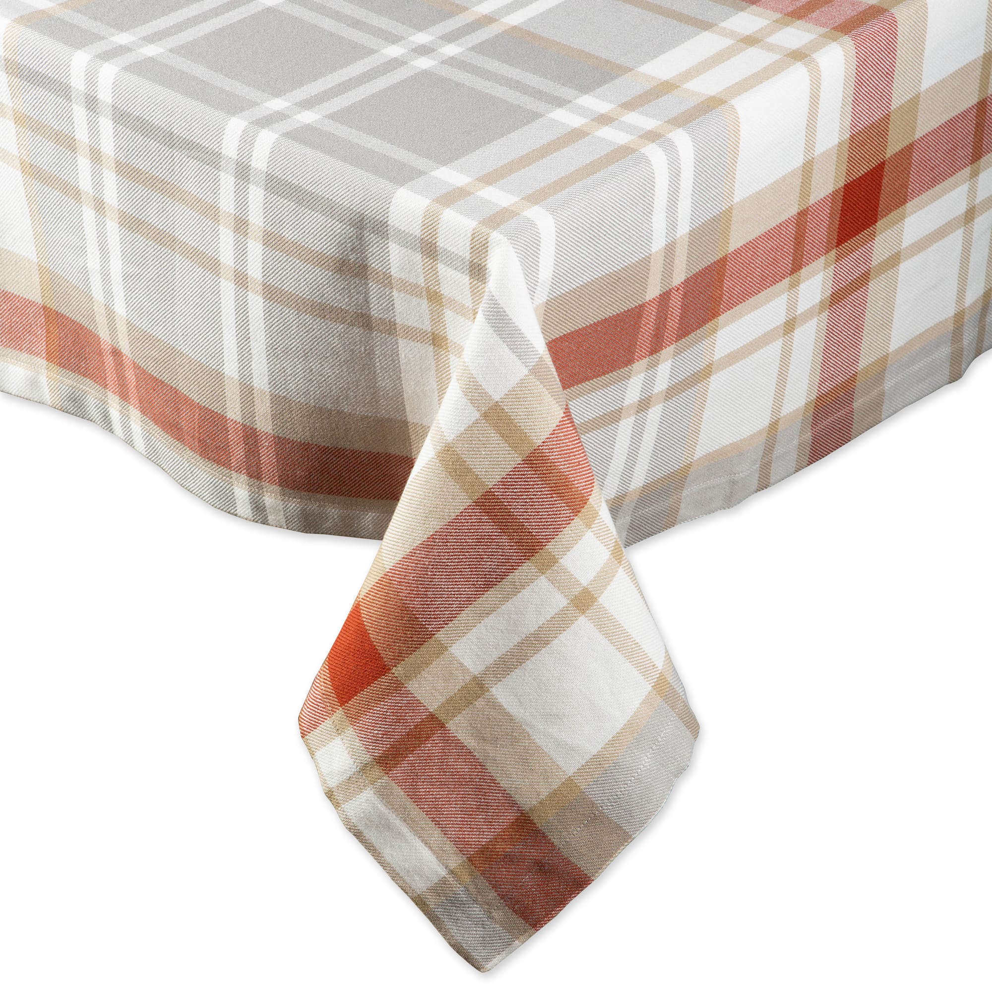 DII&#xAE; 52&#x22; Plaid Thanksgiving Cozy Picnic Tablecloth