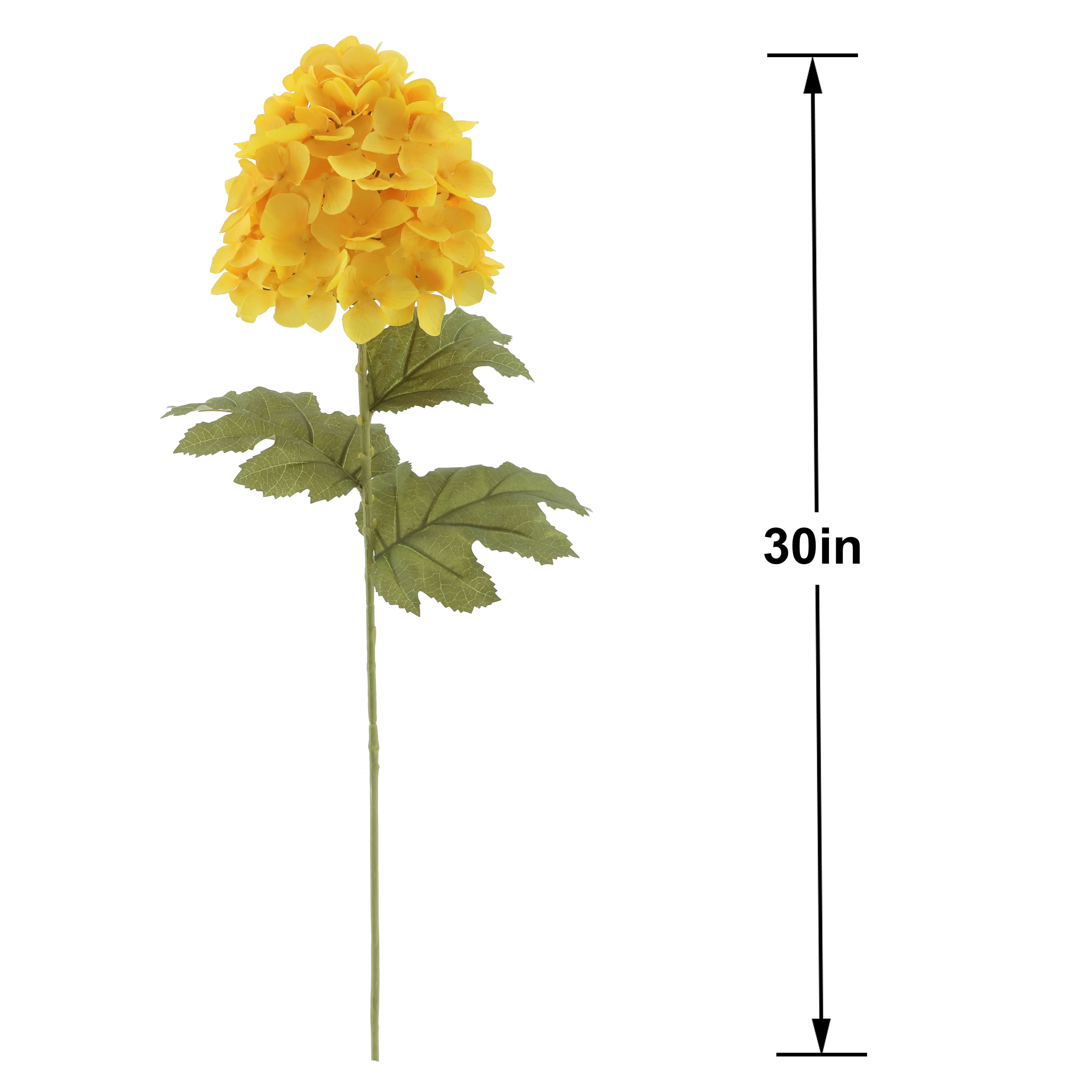 30&#x22; Yellow Hydrangea Stem by Ashland&#xAE;