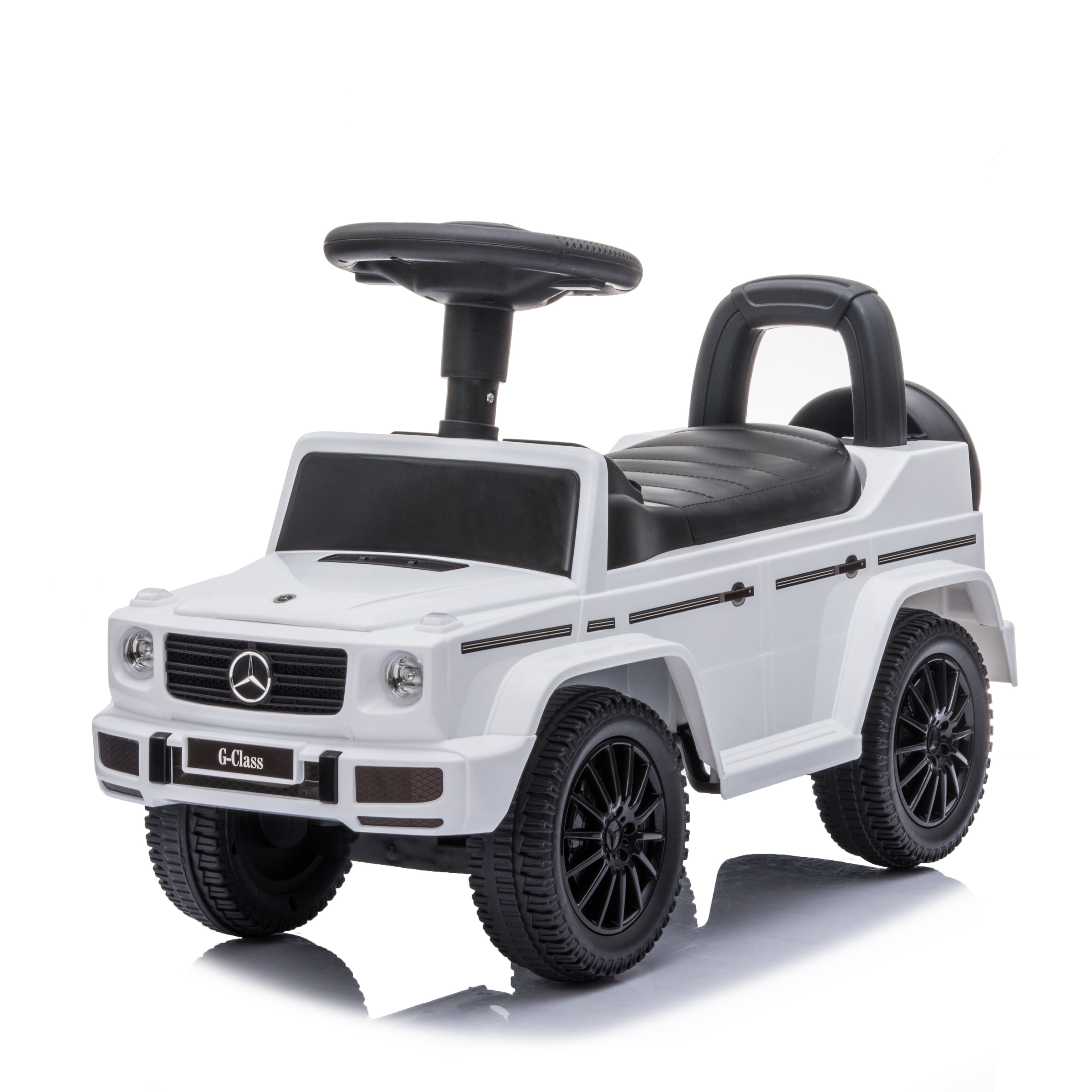 Best Ride On Cars&#x2122; White Mercedes G Wagon Push Car
