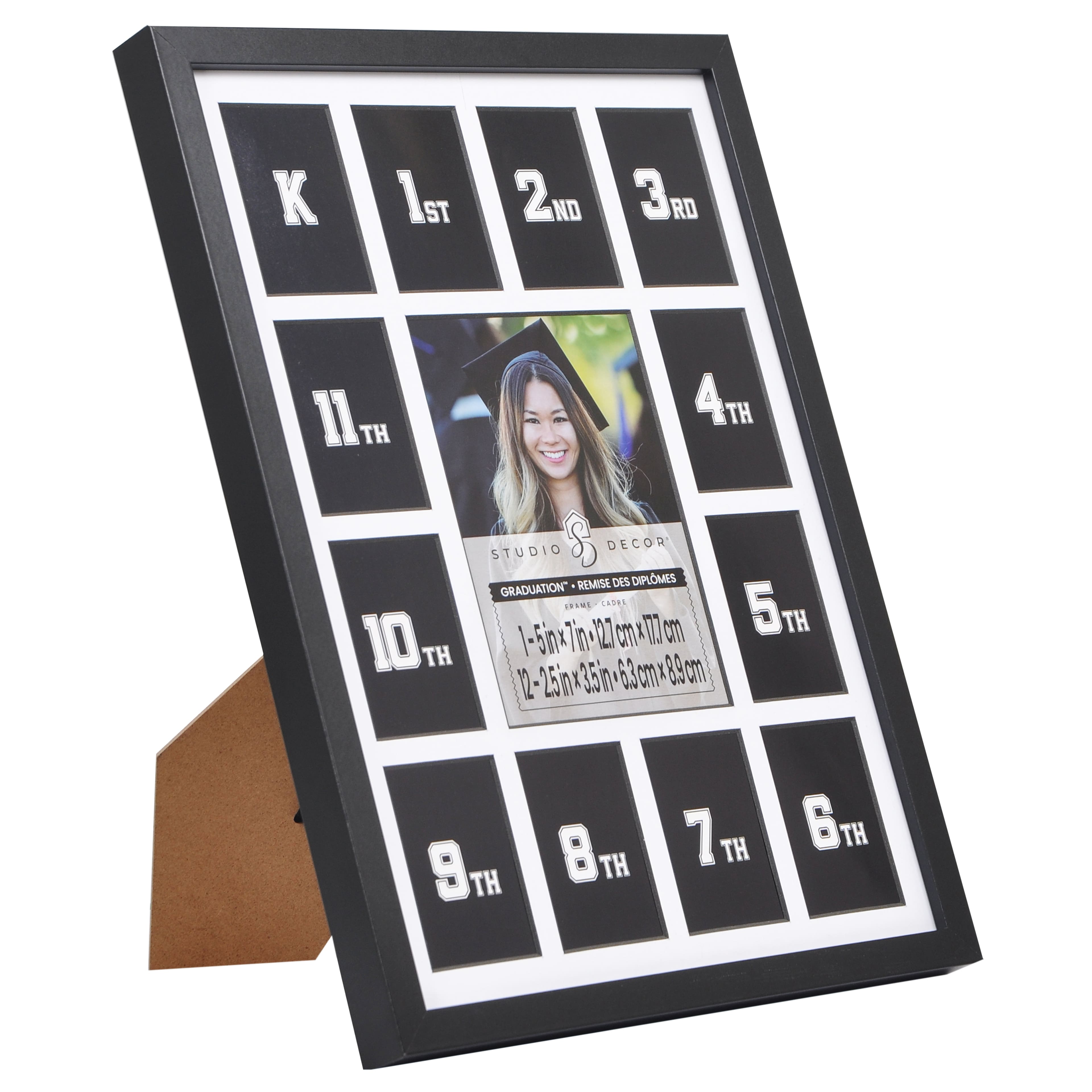 13 Opening Black 5&#x22; x 12.7&#x22; Class of 2024 Frame with Mat, Graduation&#x2122; by Studio D&#xE9;cor&#xAE;