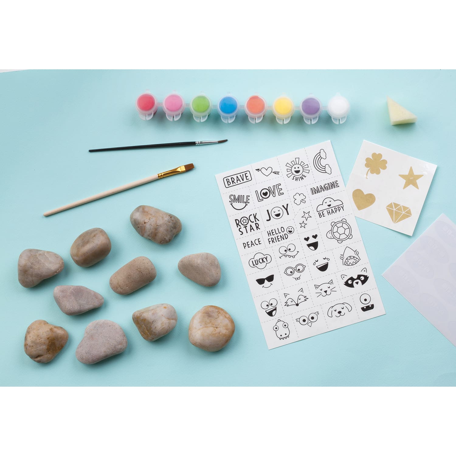 Faber-Castell&#xAE; Creativity for Kids&#xAE; Hide &#x26; Seek Rock Painting Kit