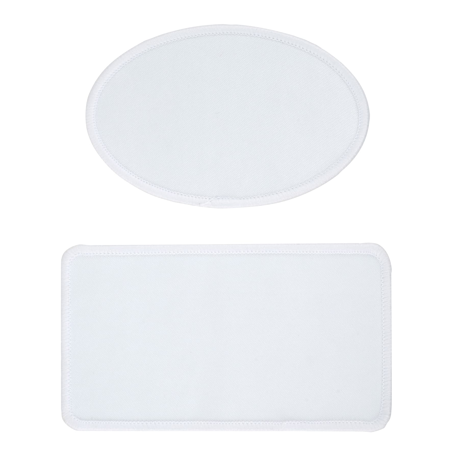 Rectangle &#x26; Oval Sublimation Patches, 8ct. by Make Market&#xAE;