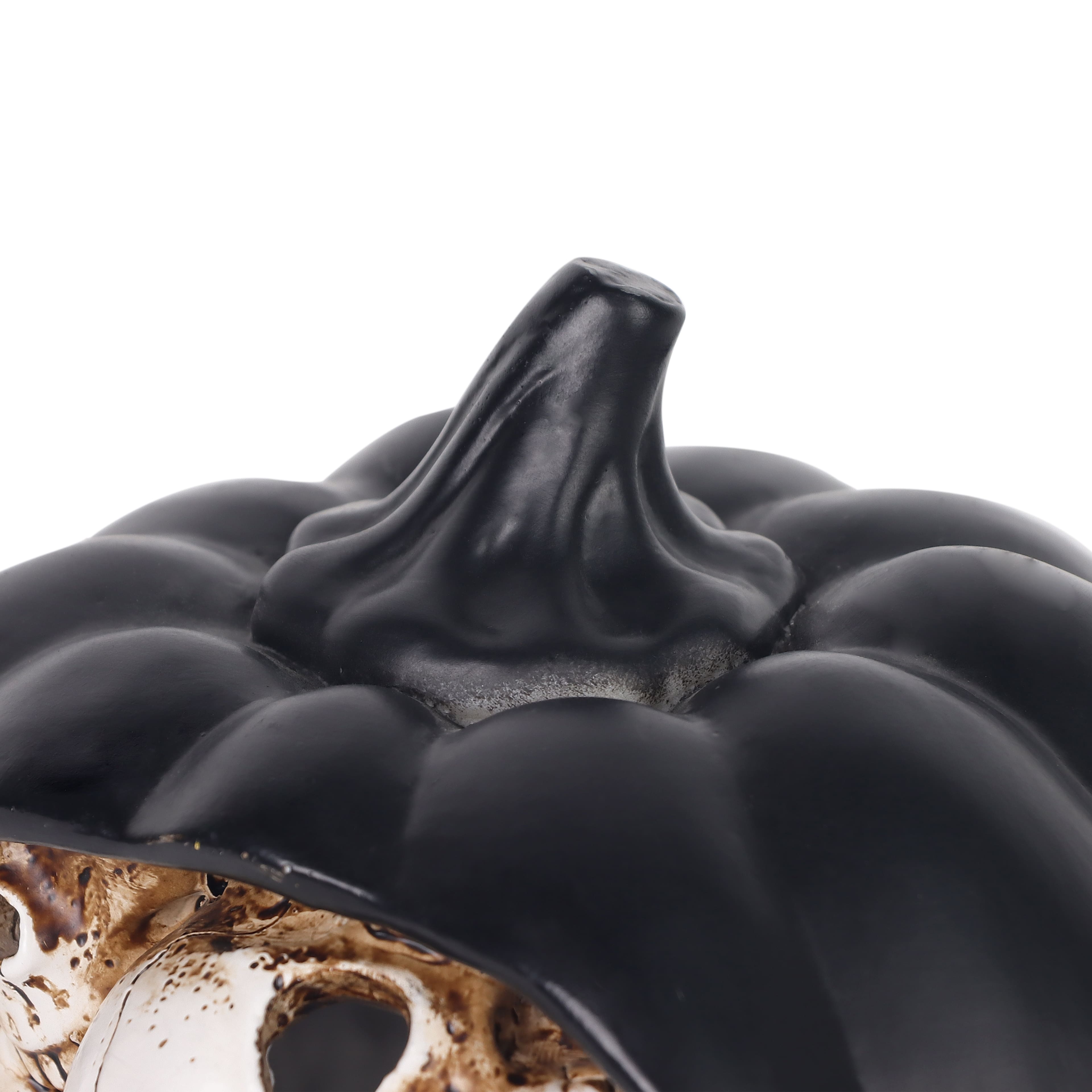 5.75&#x22; Skull Pumpkin LED Tabletop Accent by Ashland&#xAE;