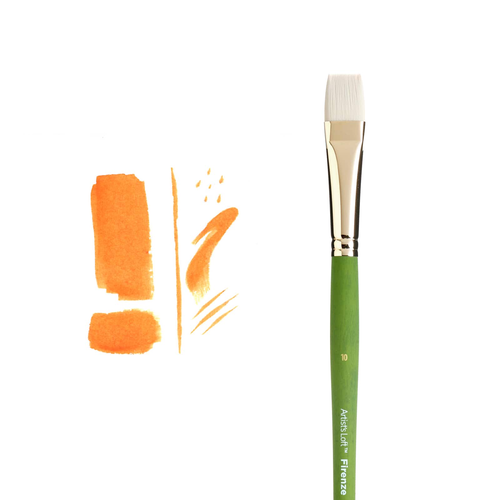 12 Pack: Firenze Long Handle Bright Brush by Artist's Loft™