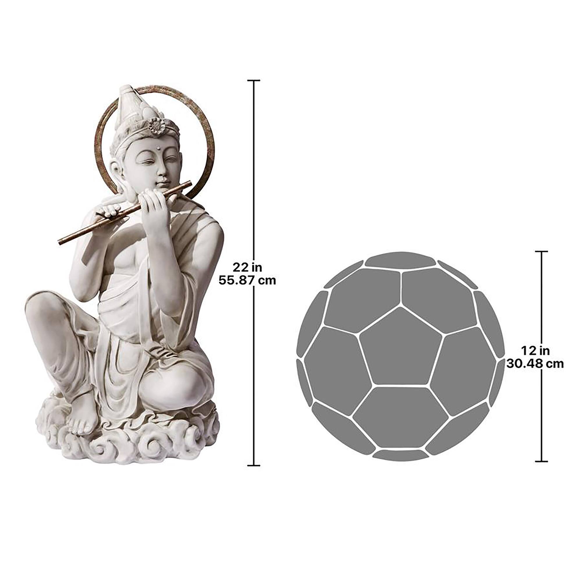 Design Toscano 22&#x22; Byodo-In Temple Bodhisattva Garden Statue