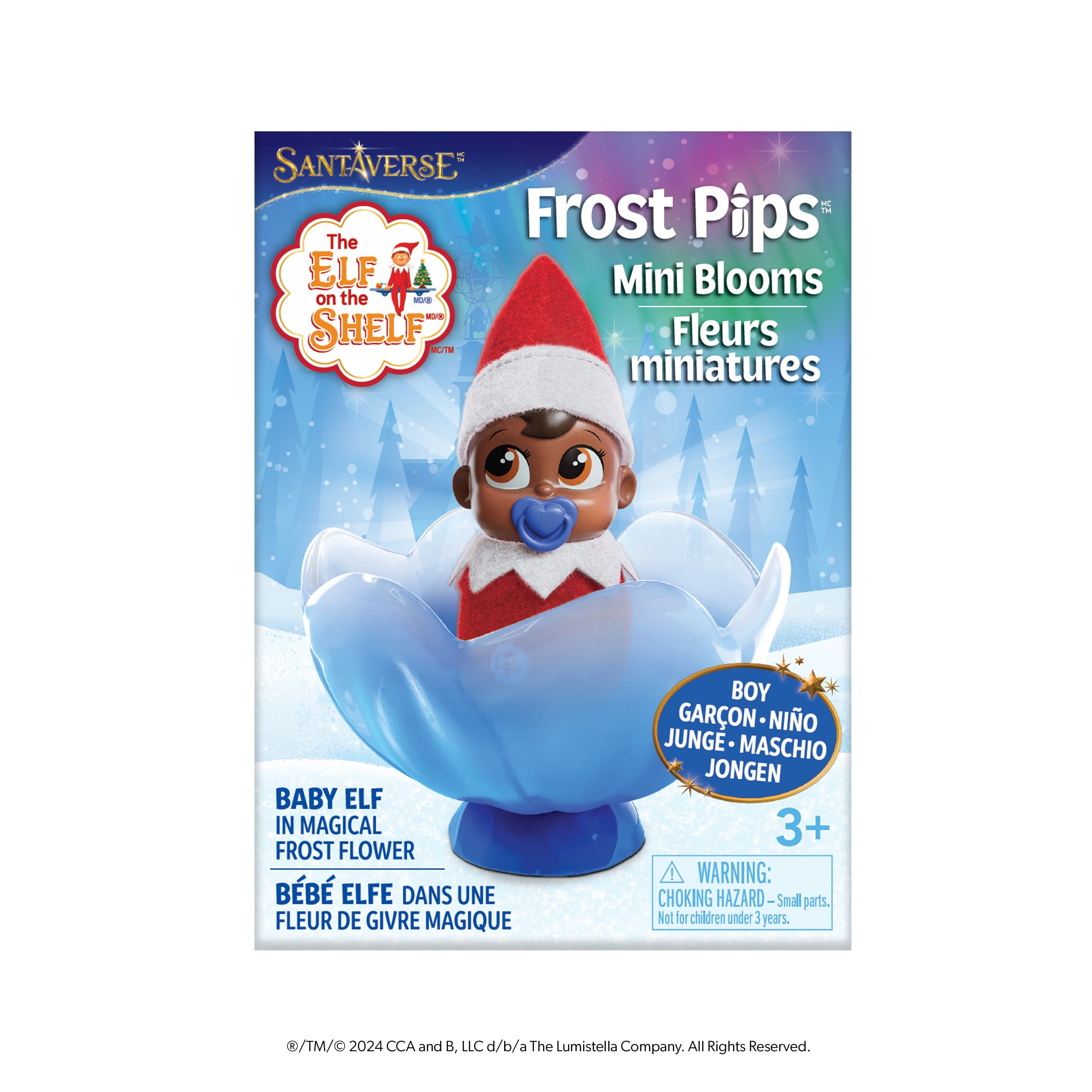 The Elf on the Shelf&#xAE; Frost Pips&#x2122; Mini Blooms Brown Eyed Boy Elf Baby