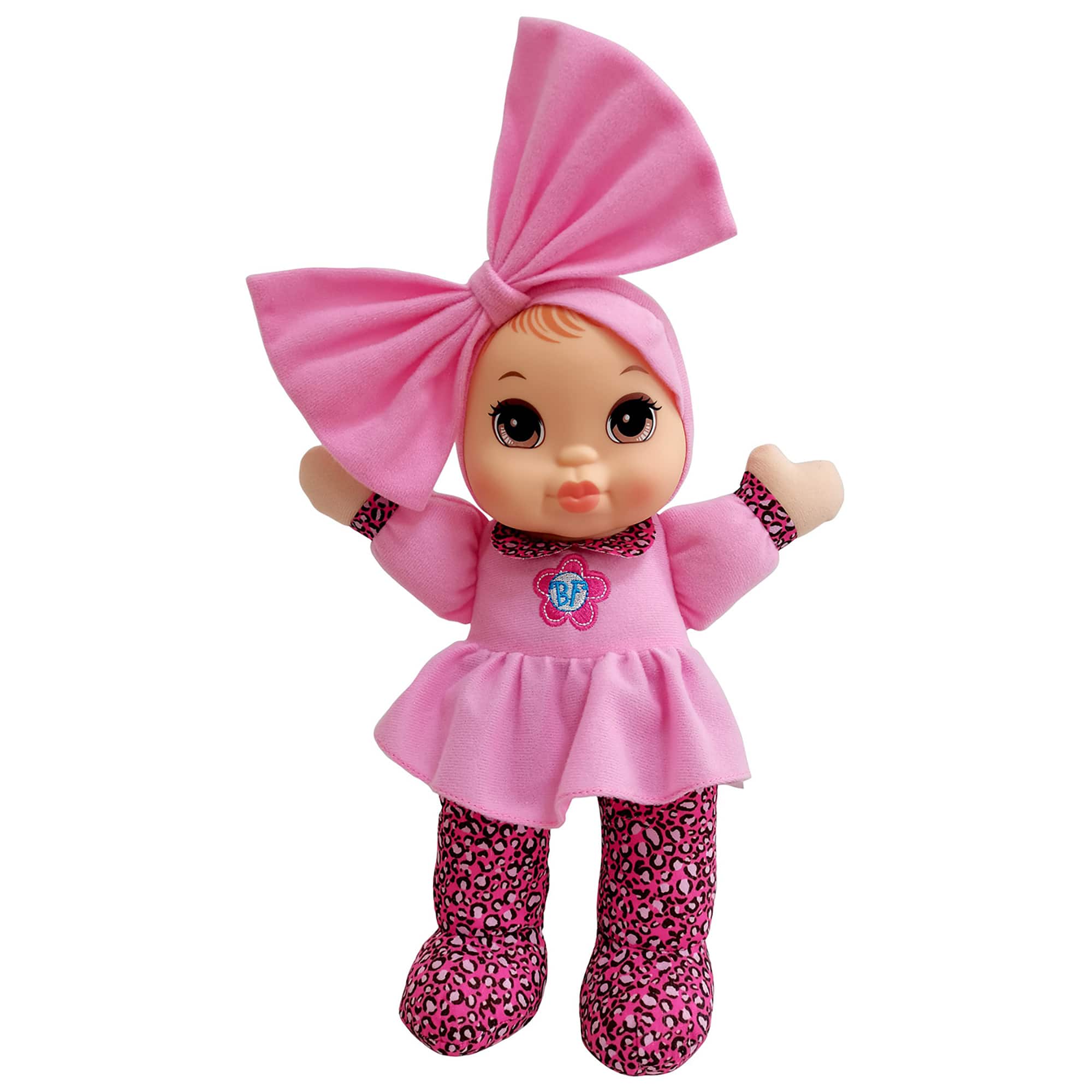 Goldberger Baby's First® Kisses™ 14" Baby Doll with Pink Shirt